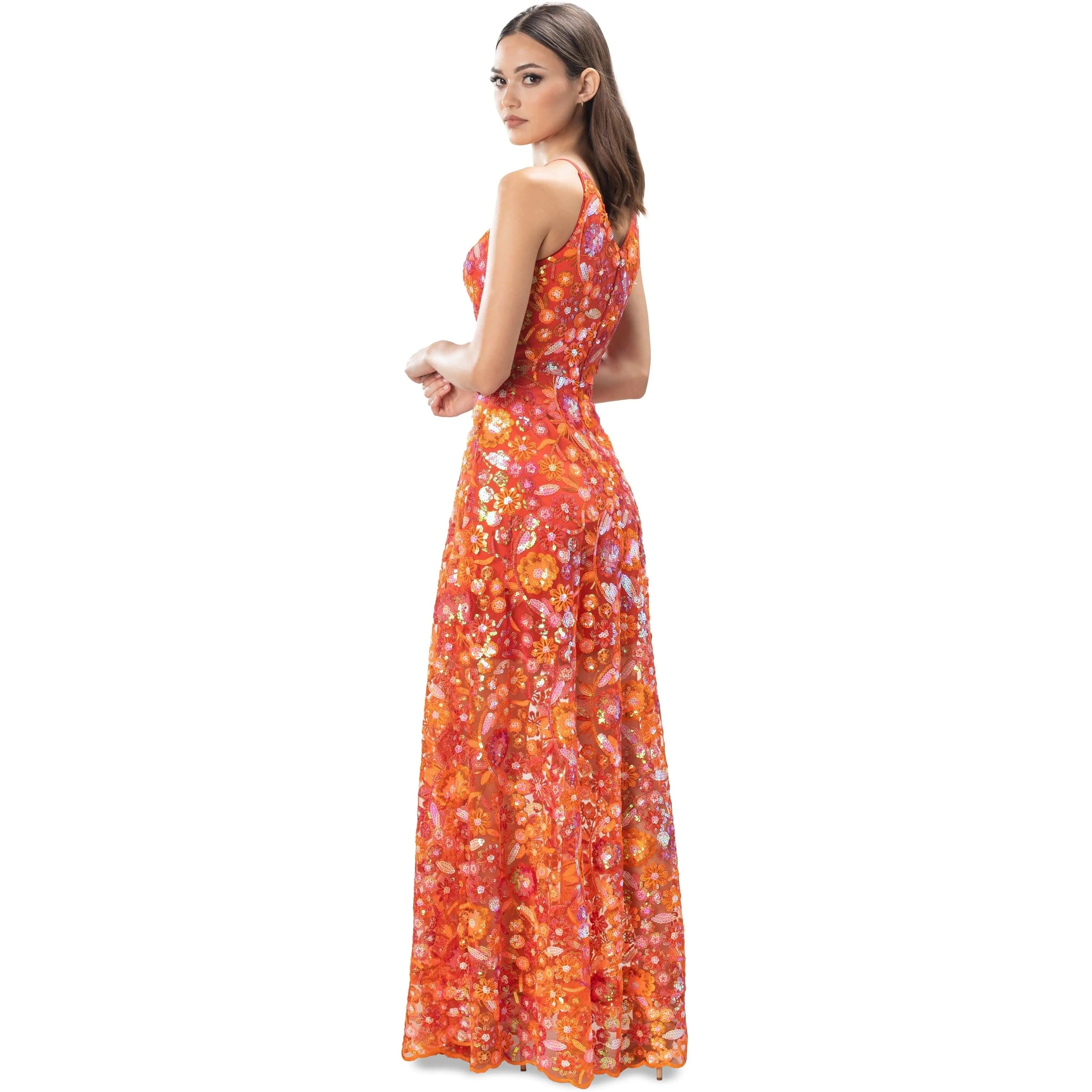 Ariyah Sunburst Sequin Gown sold by Dress the Population product image thumbnail 2