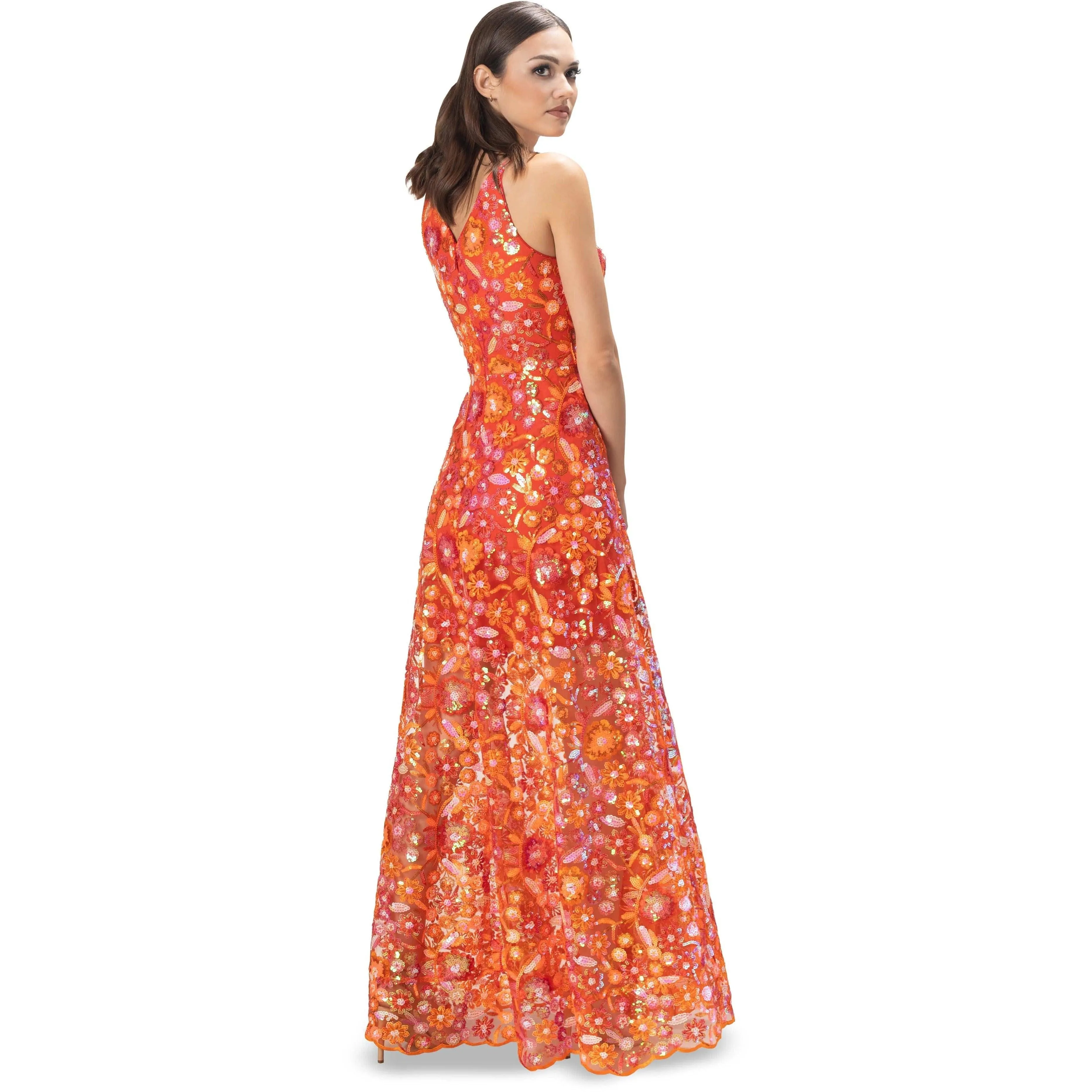 Ariyah Sunburst Sequin Gown sold by Dress the Population product image thumbnail 3