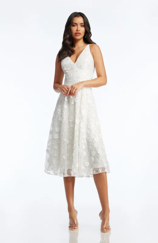 Elisa Beaded Dress sold by Dress the Population