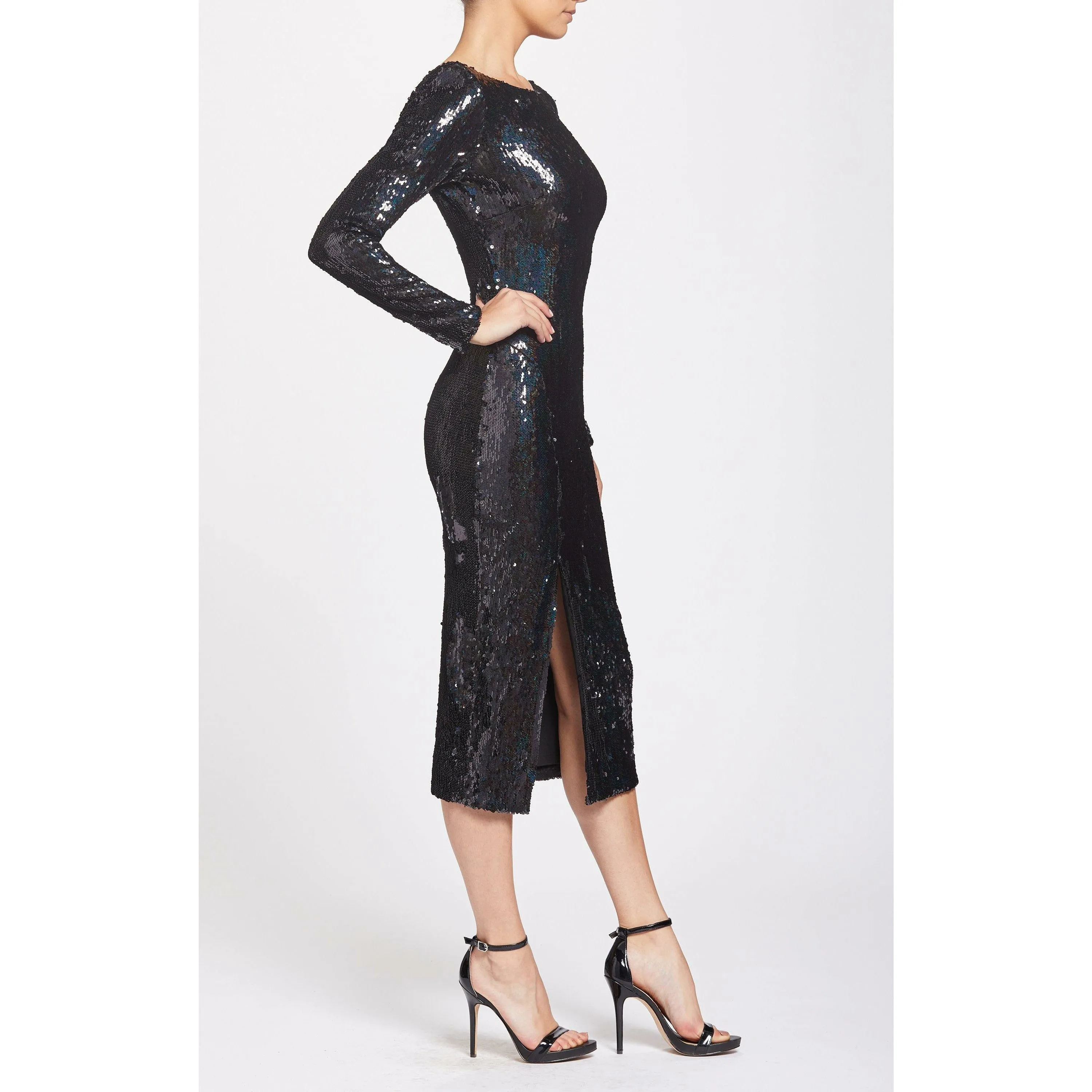 Natalie Sequin Dress sold by Dress the Population product image thumbnail 3