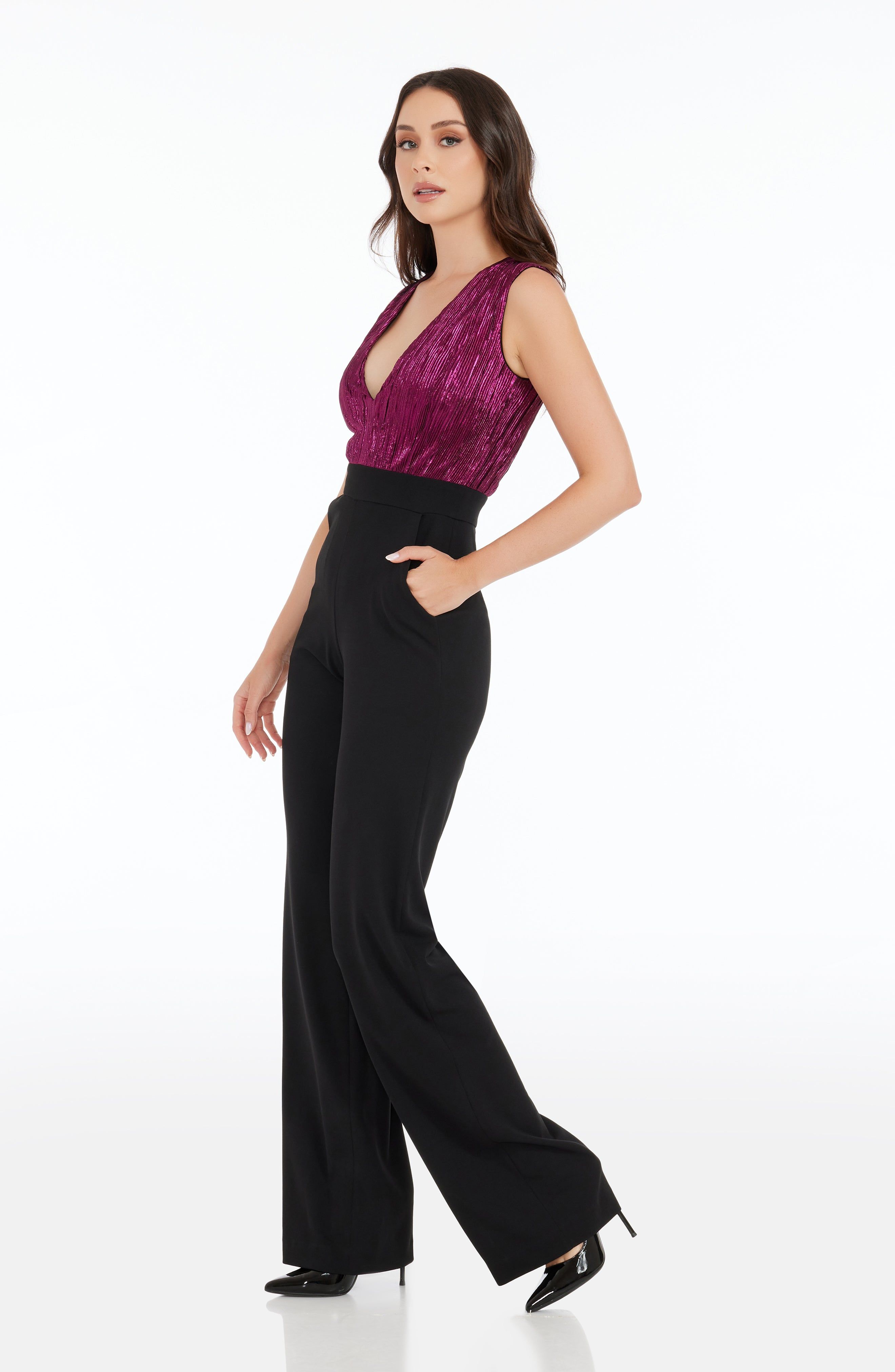 Everette Jumpsuit sold by Dress the Population product image thumbnail 2