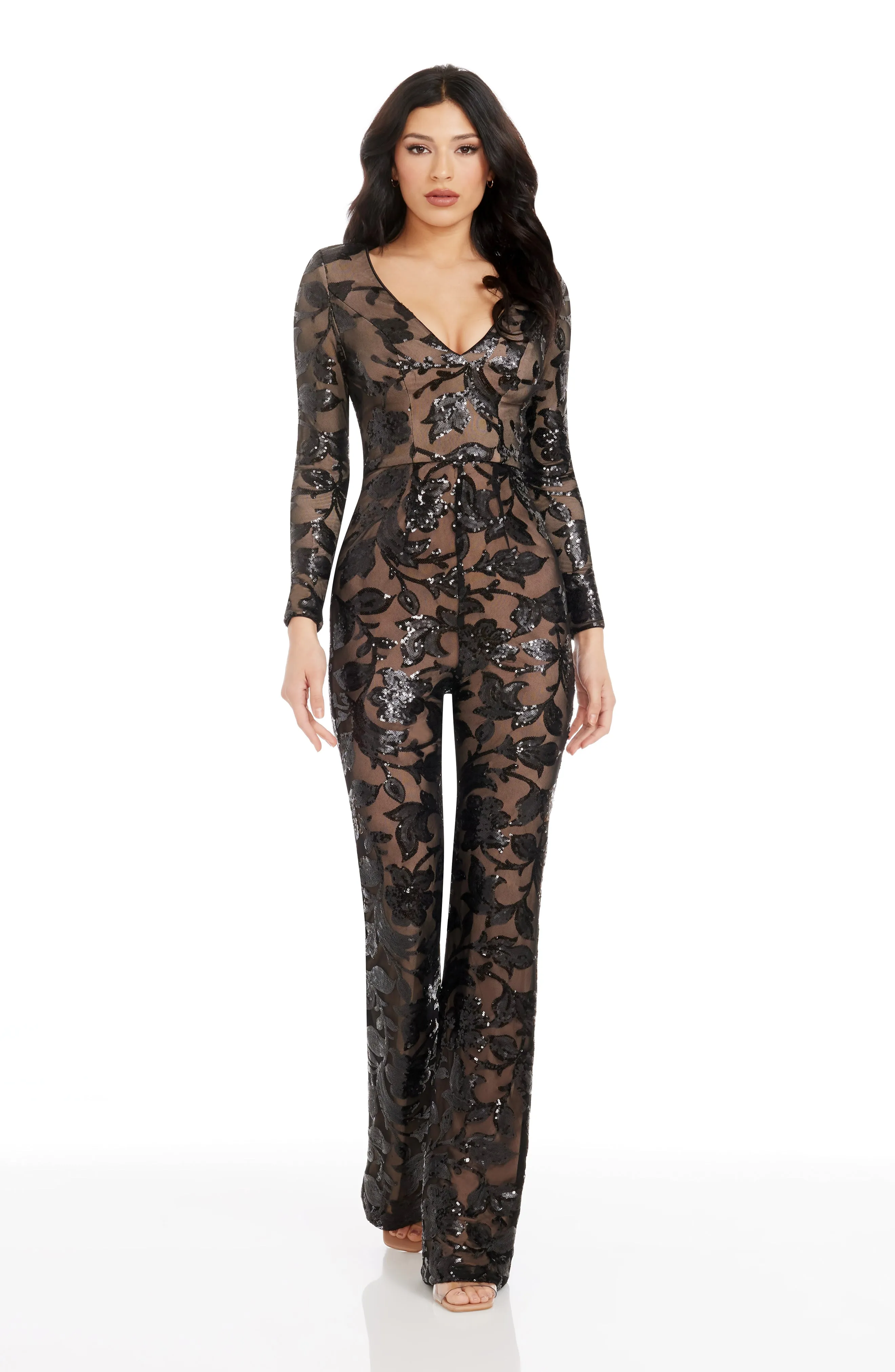 Carson Jumpsuit sold by Dress the Population