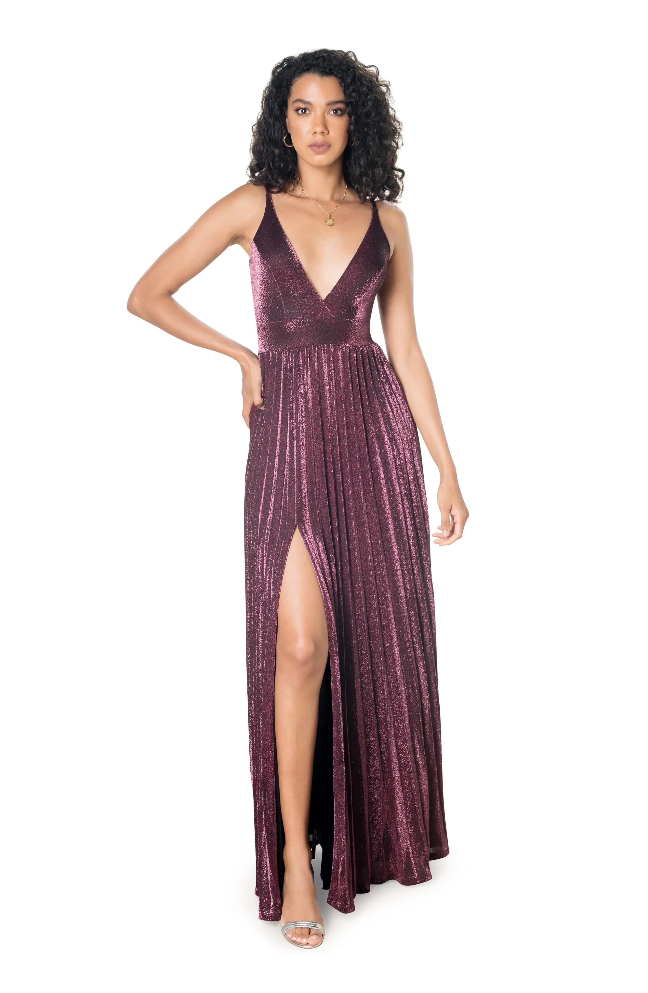 Danae Jersey Gown sold by Dress the Population