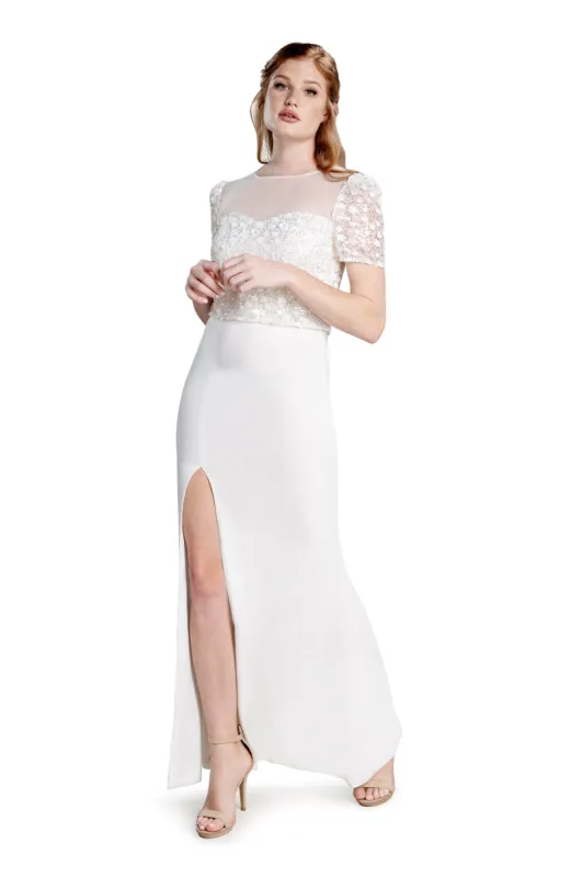 Amanda Floral Gown sold by Dress the Population