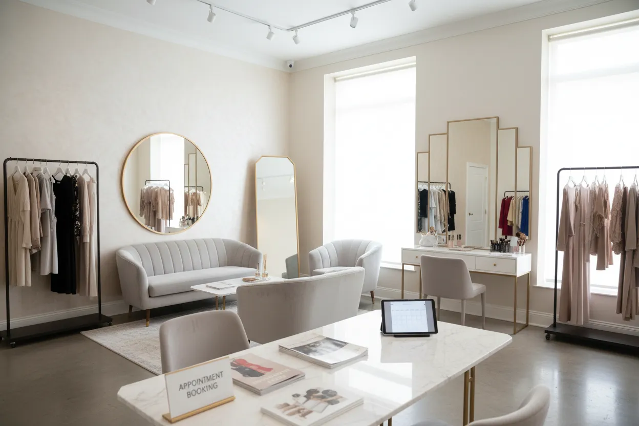 Showroom Appointment sold by Dress the Population