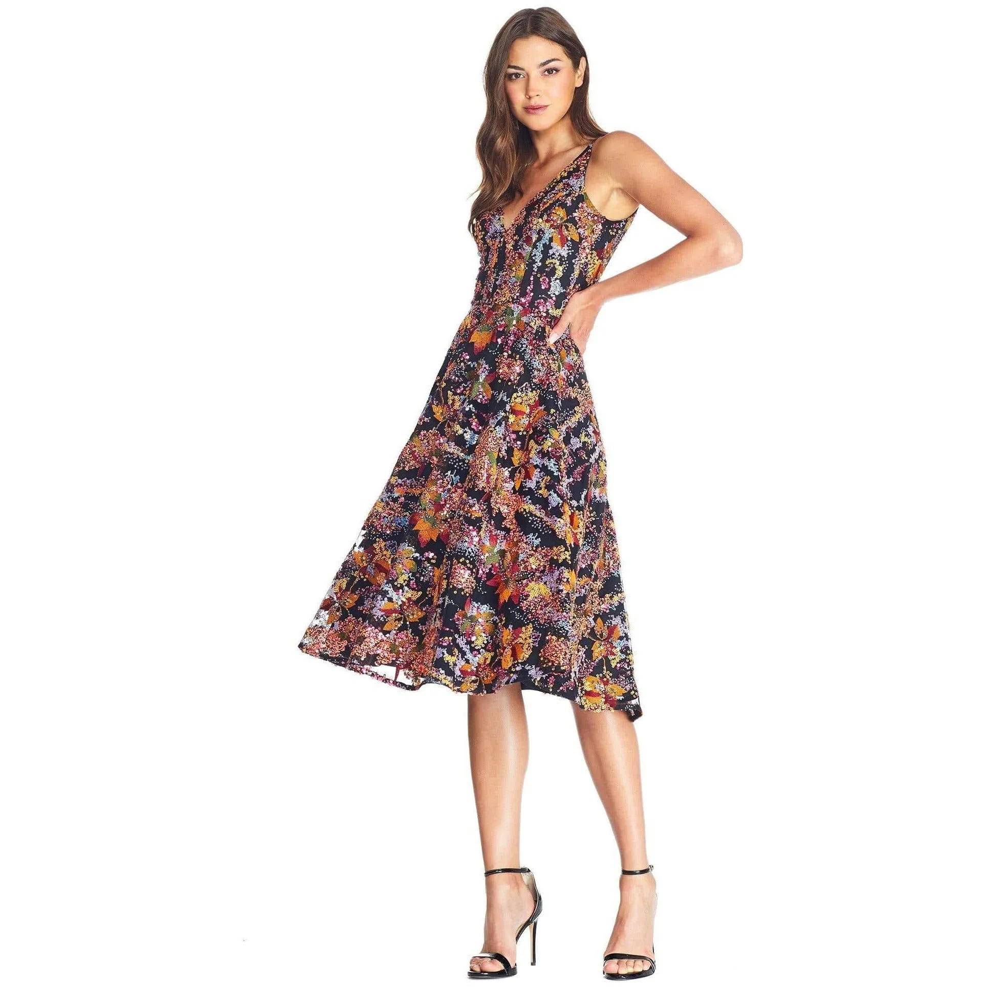 Elisa Abstract Sequin Dress sold by Dress the Population