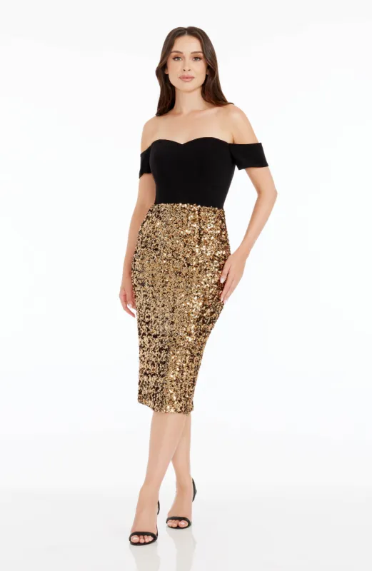 Bailey Sequin Dress sold by Dress the Population