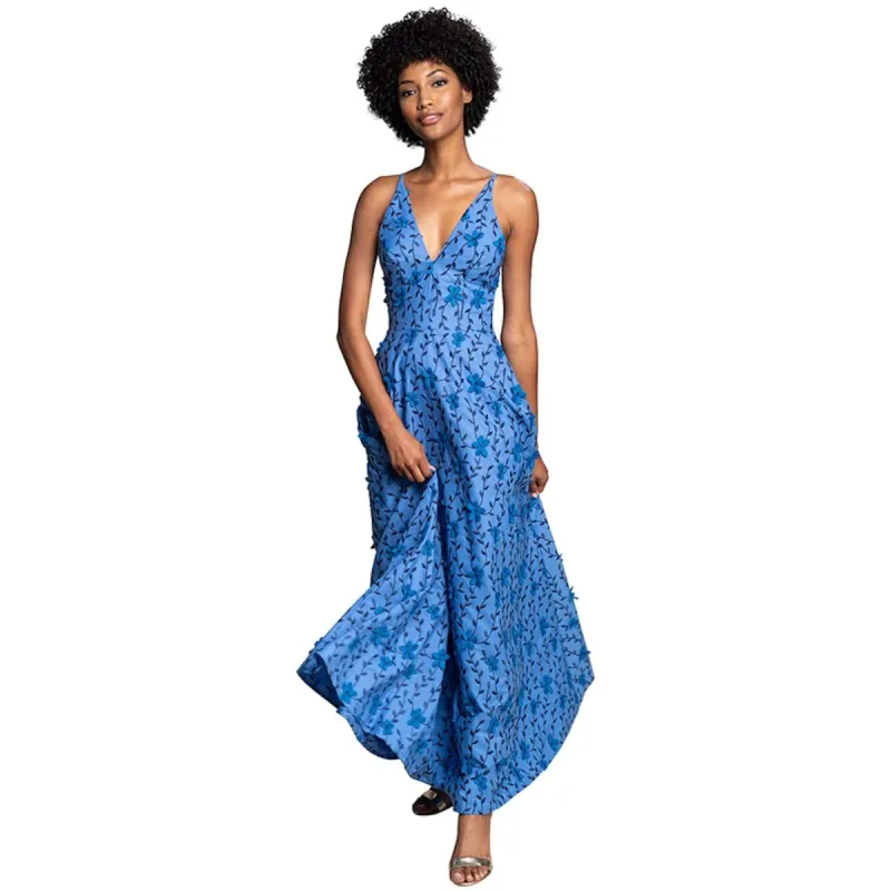 Juniper Plunge Neckline Gown sold by Dress the Population