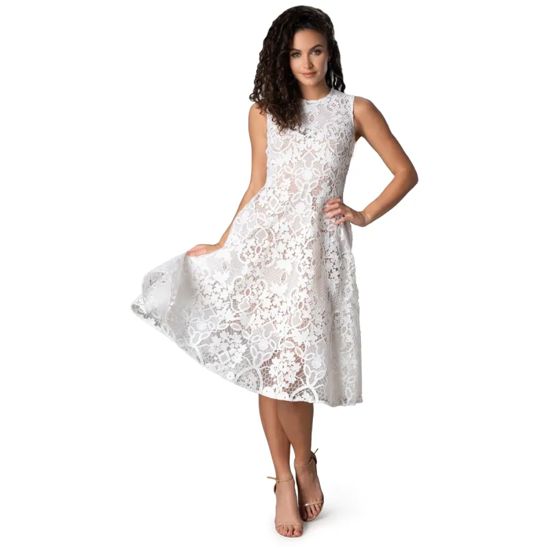 Shane Placement Lace Dress sold by Dress the Population