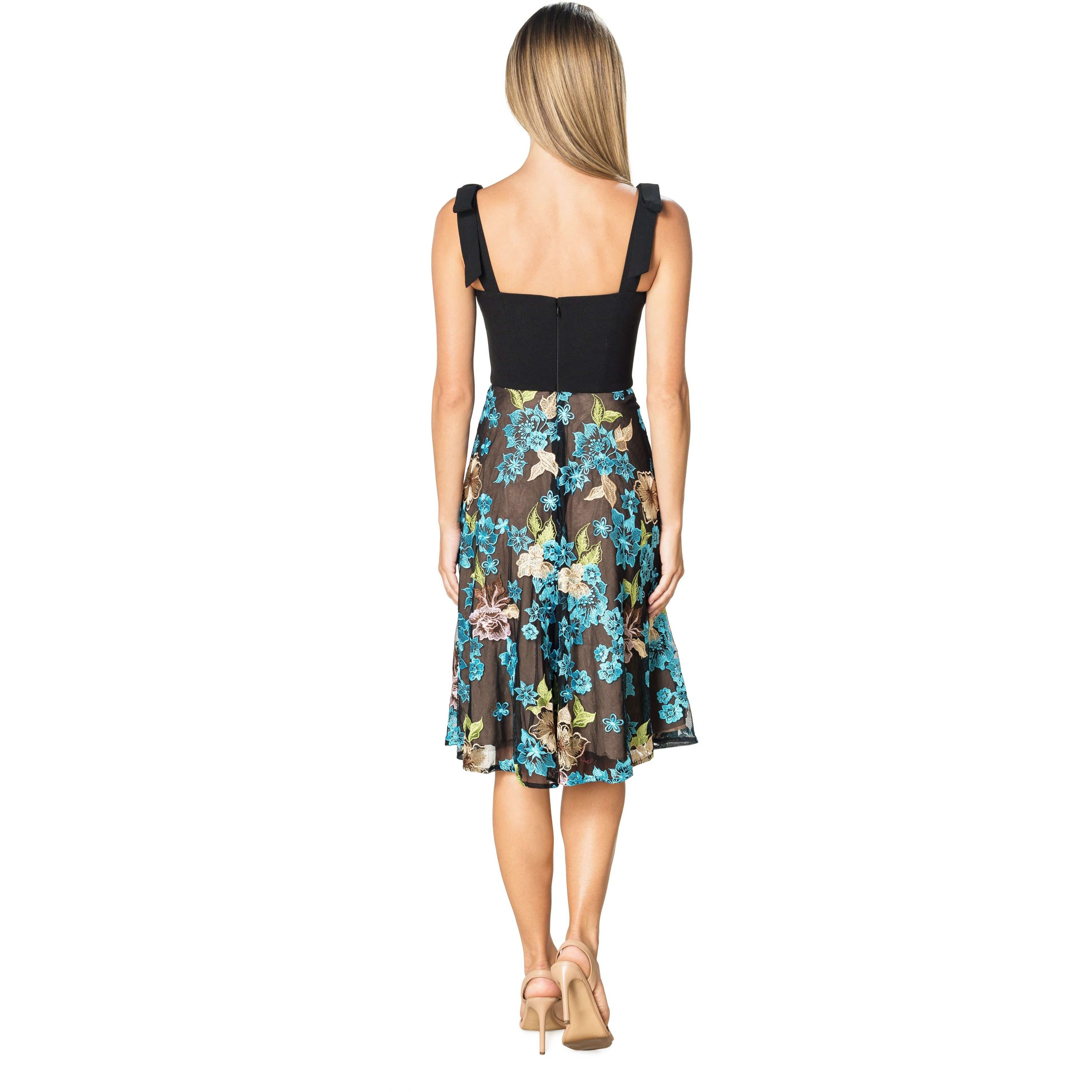 Rosario Shoulder Tie Bustier Dress sold by Dress the Population product image thumbnail 3