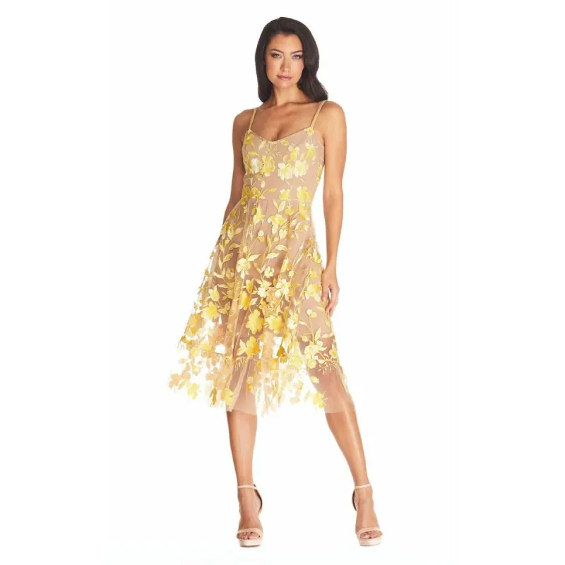 Uma Rose Embroidery Dress sold by Dress the Population