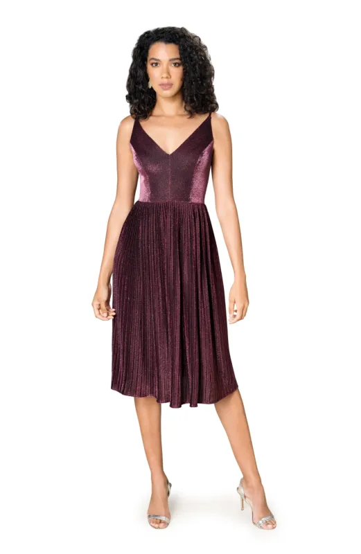 Haley Metallic Dress made by Dress the Population
