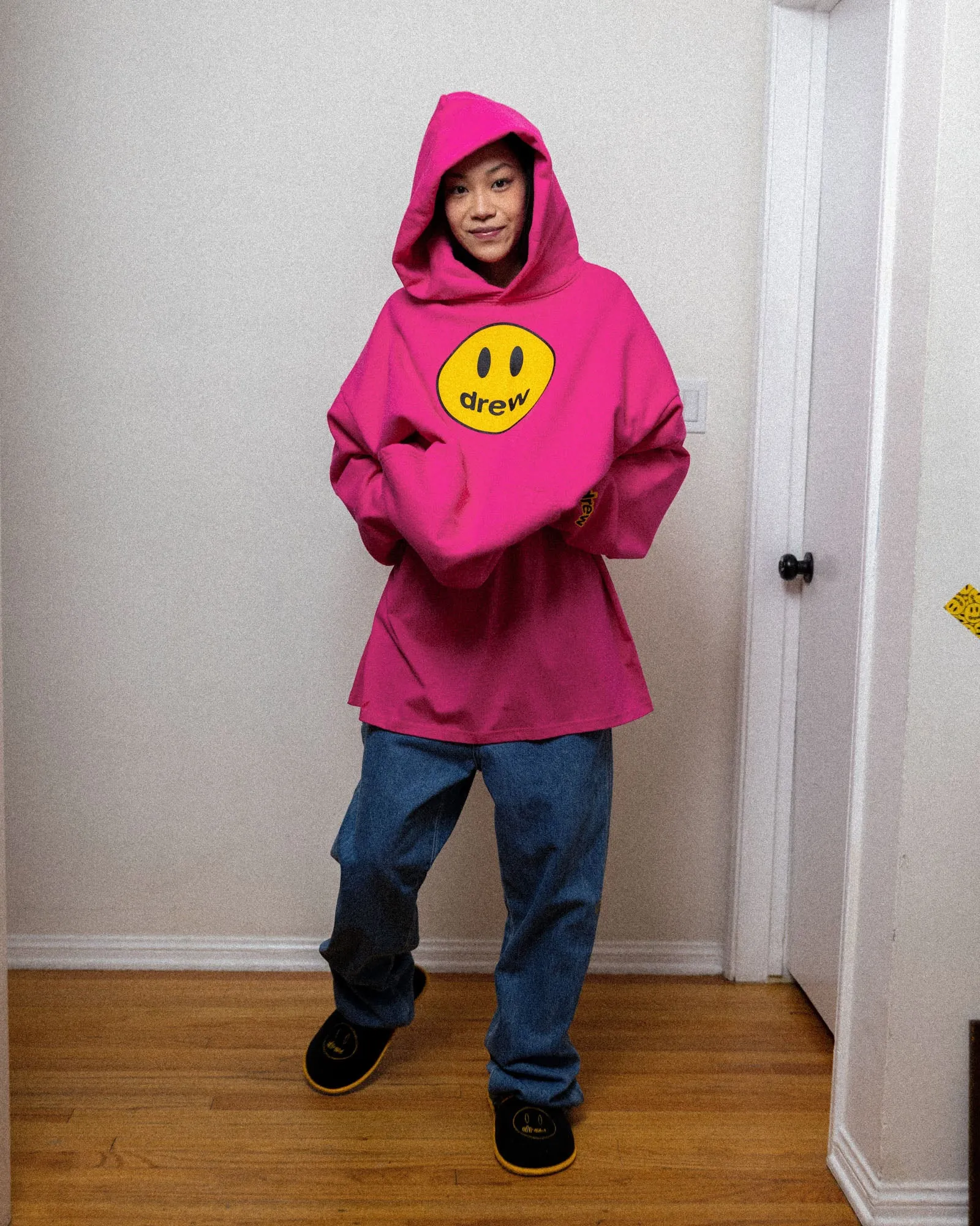 mascot hoodie - magenta sold by DREW product image thumbnail 3