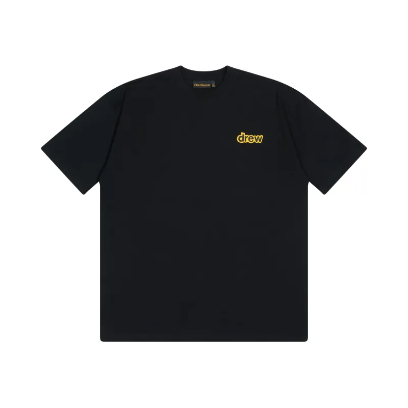 doodle joy ss tee - black sold by DREW