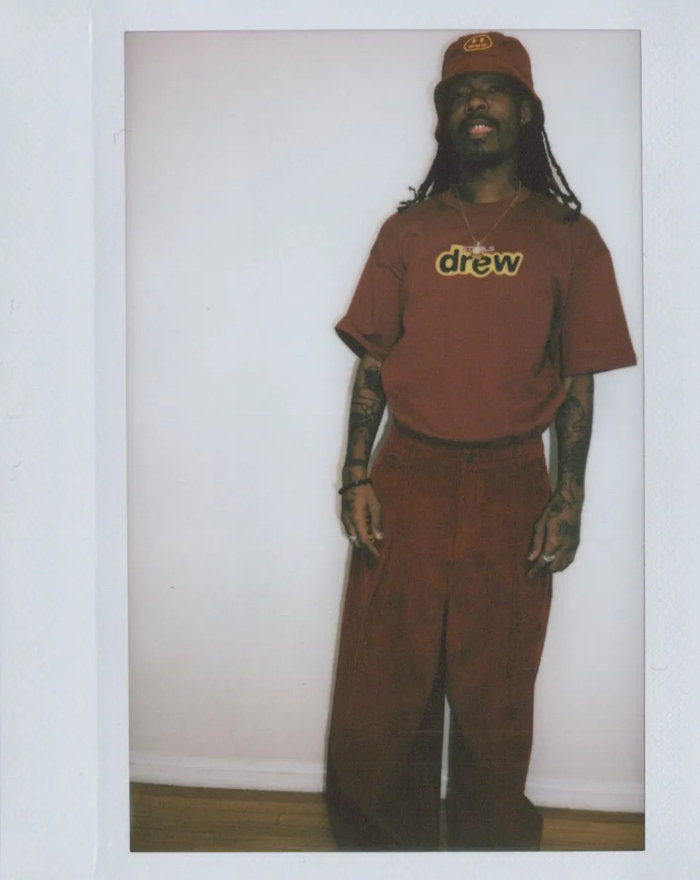 secret ss tee - burgundy sold by DREW product image thumbnail 4