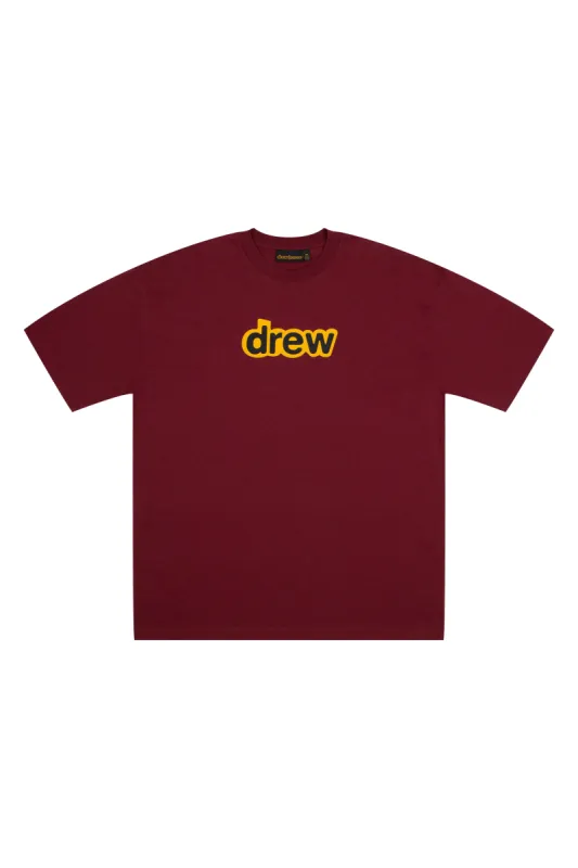 secret ss tee - burgundy sold by DREW