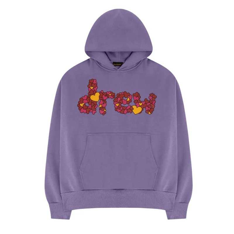 love, drew hoodie - lavender sold by DREW