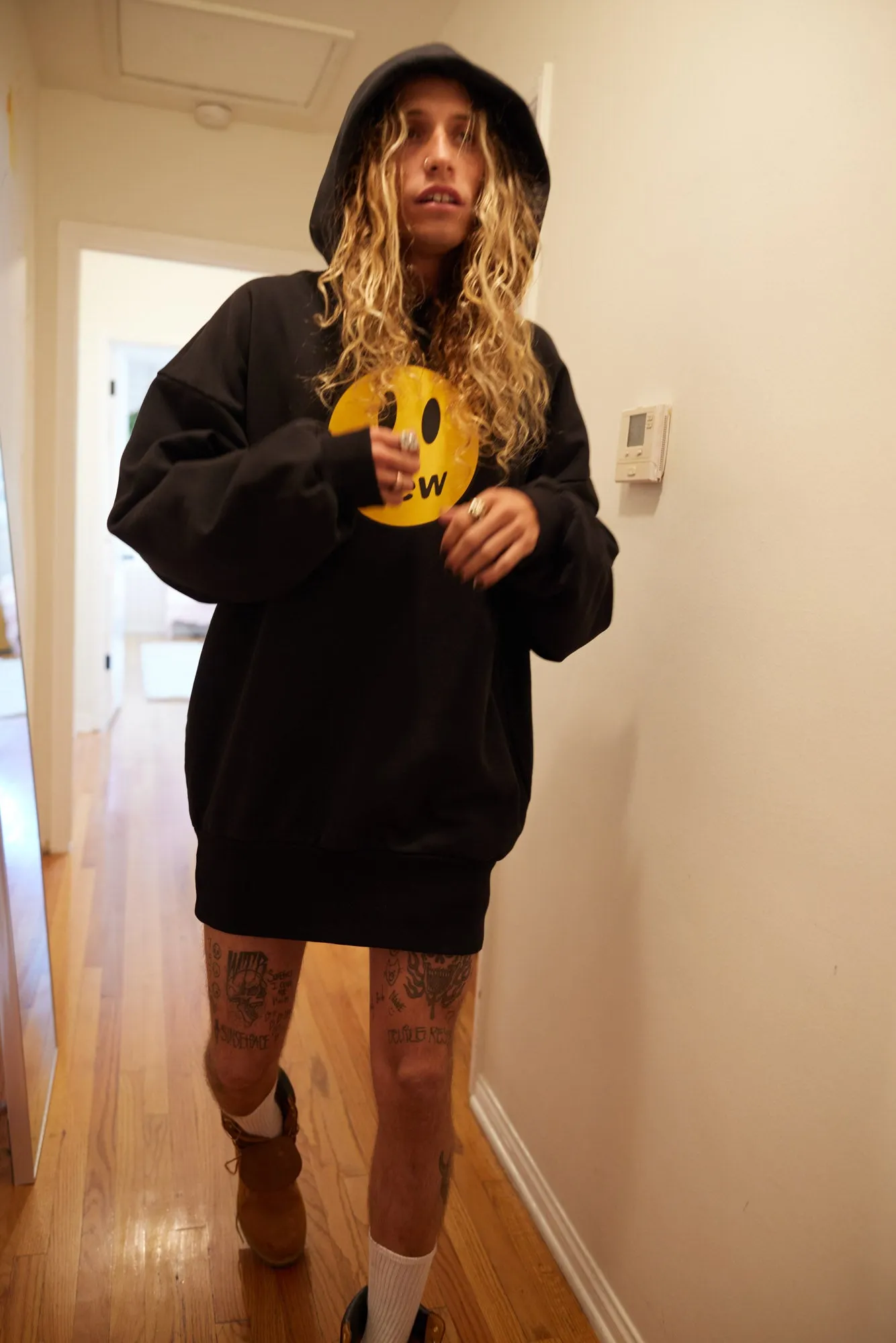 mascot verdugo hoodie - black sold by DREW product image thumbnail 4