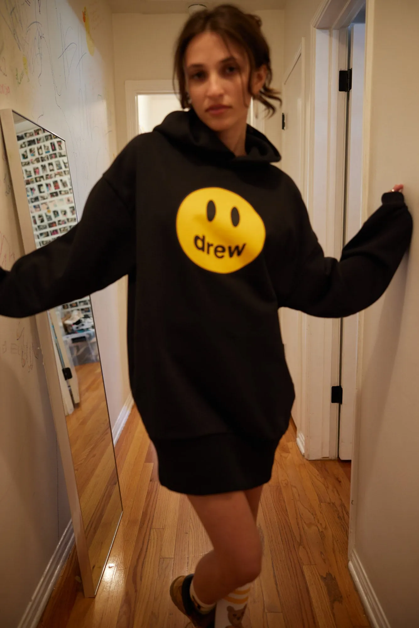 mascot verdugo hoodie - black sold by DREW product image thumbnail 3