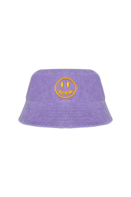 mascot corduroy bucket hat - lavender sold by DREW