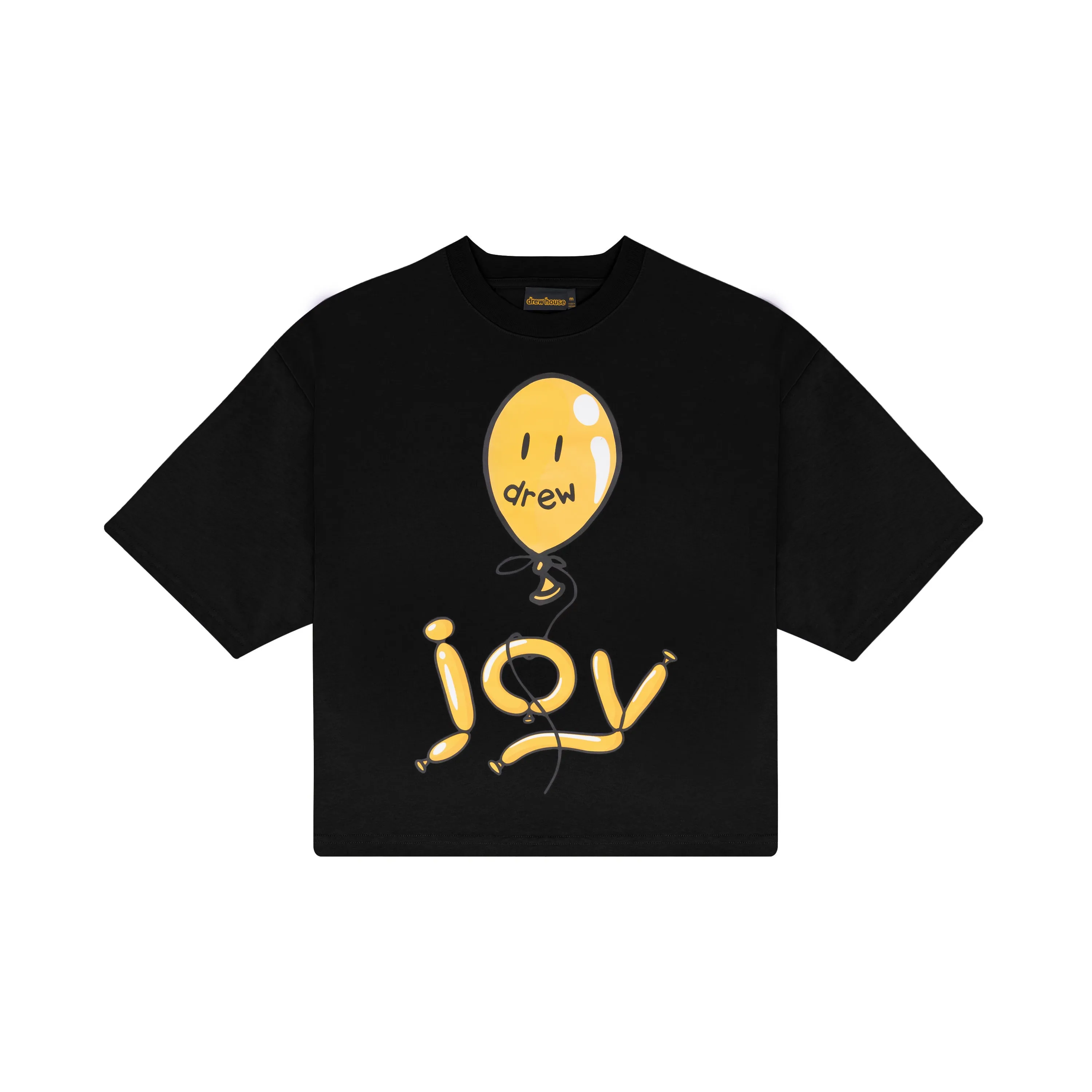 joy boxy ss tee - black sold by DREW