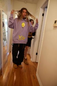 joy hoodie - lavender sold by DREW