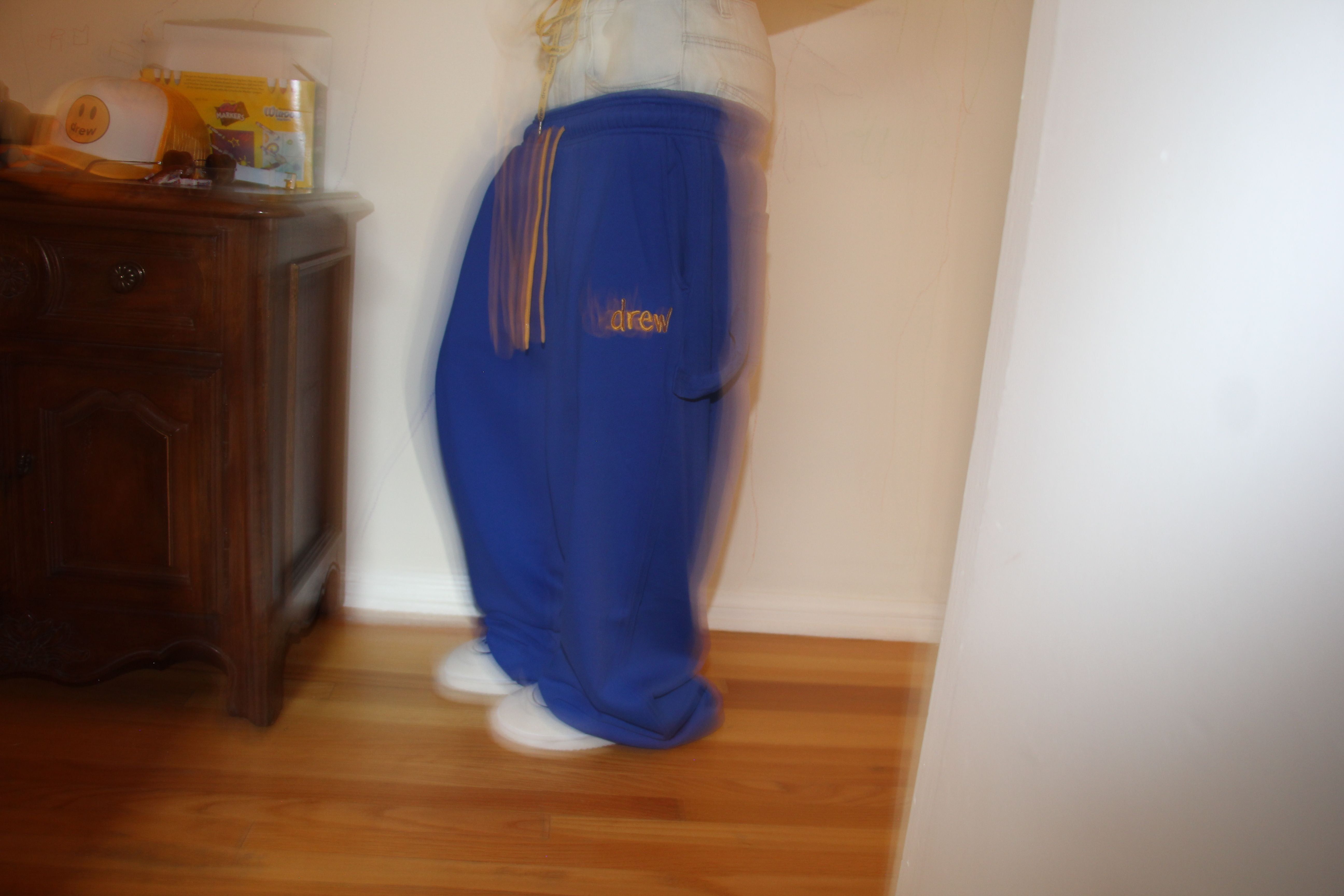 scribble carpenter sweatpant - royal blue sold by DREW product image thumbnail 5