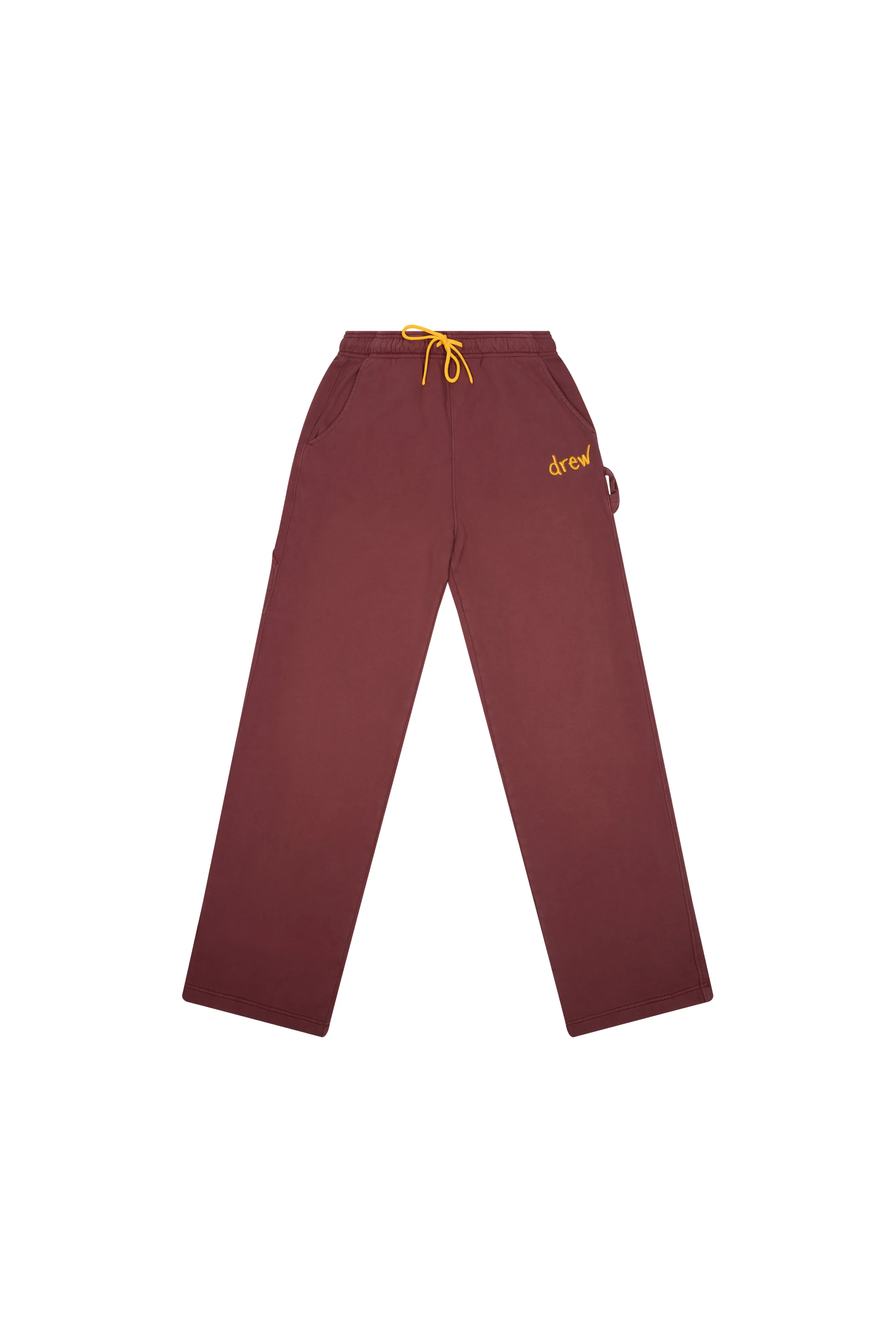 scribble carpenter sweatpant - faded maroon sold by DREW