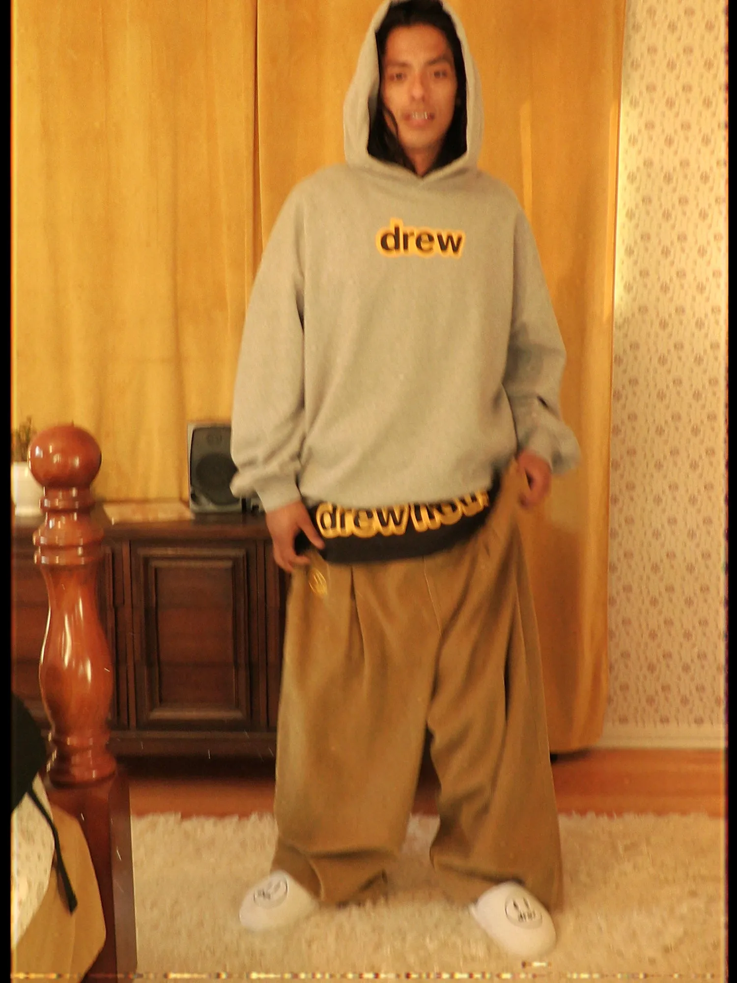 secret hoodie - heather grey sold by DREW product image thumbnail 4