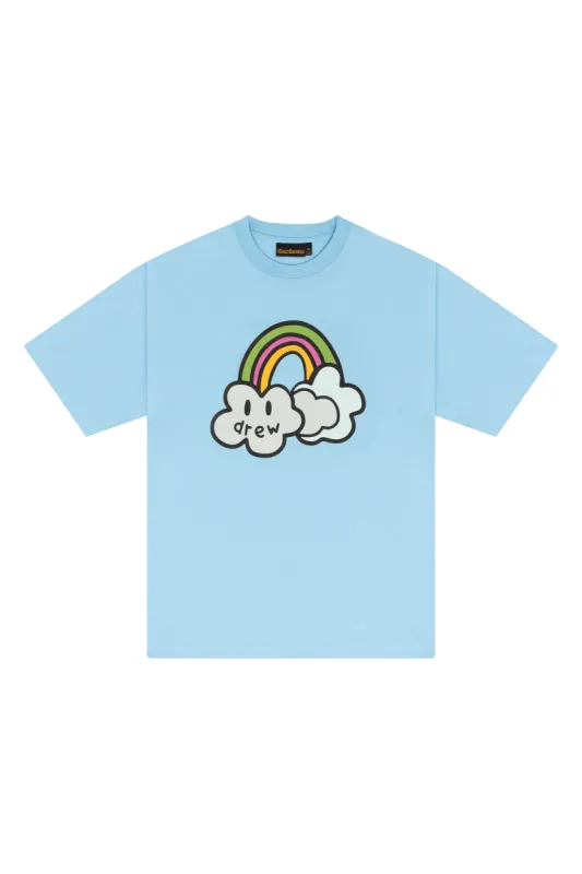 bowie ss tee - pacific blue made by DREW