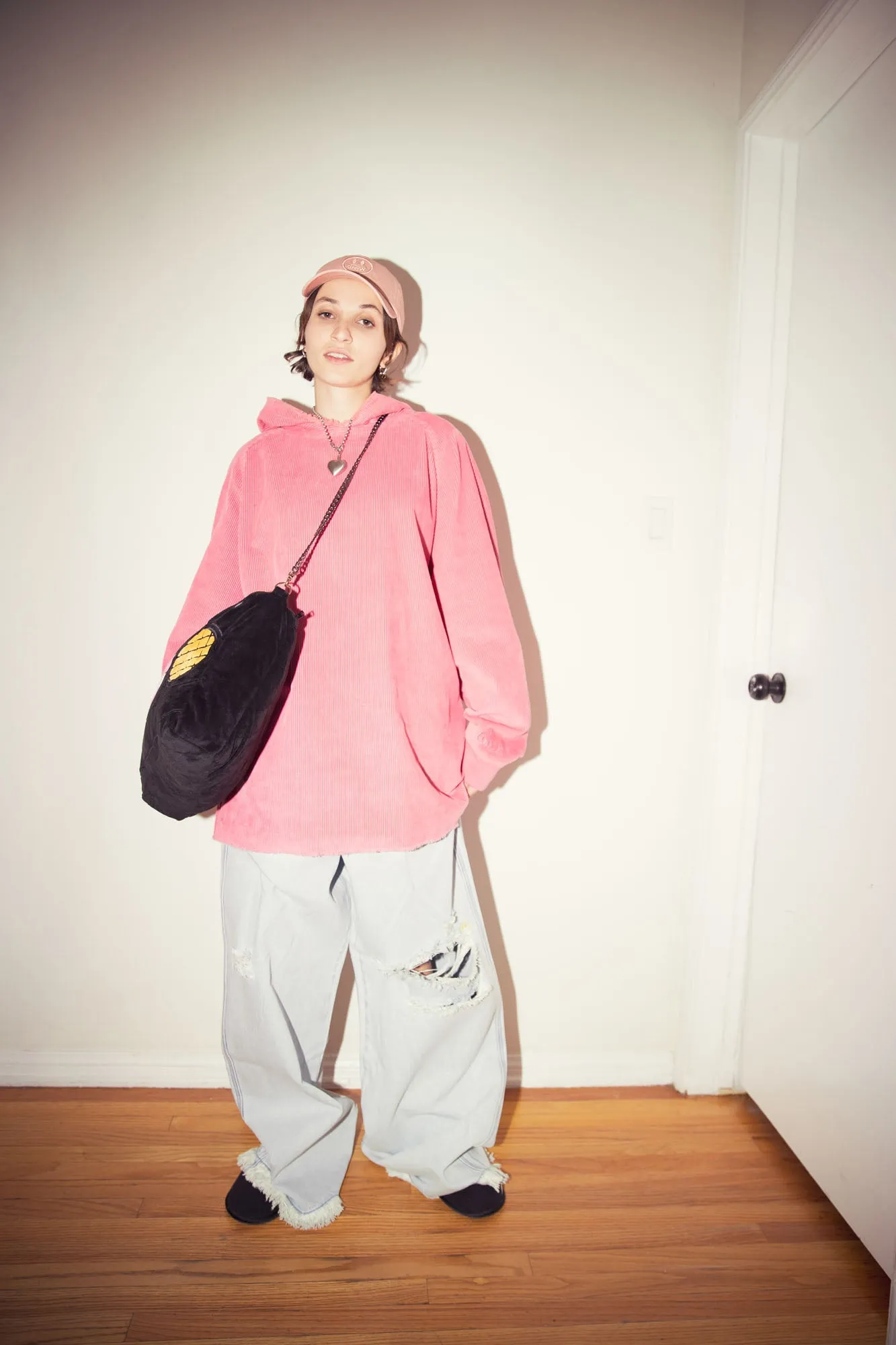 ultra wide leg jean - distressed vintage indigo sold by DREW product image thumbnail 3