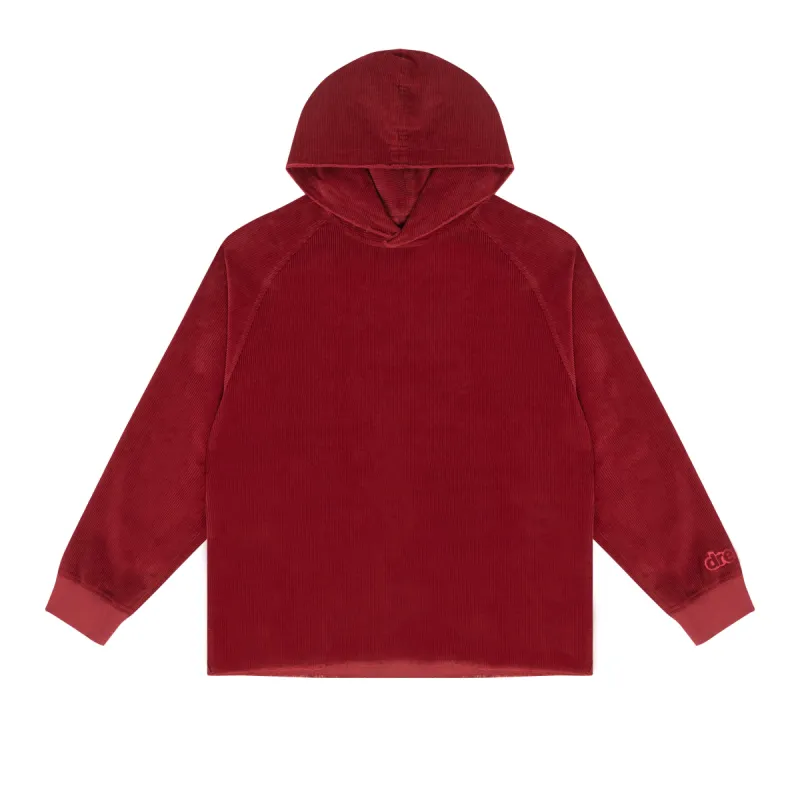 corduroy hoodie - burgundy sold by DREW