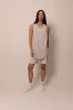cuved hem tank top - lunar sold by DREW