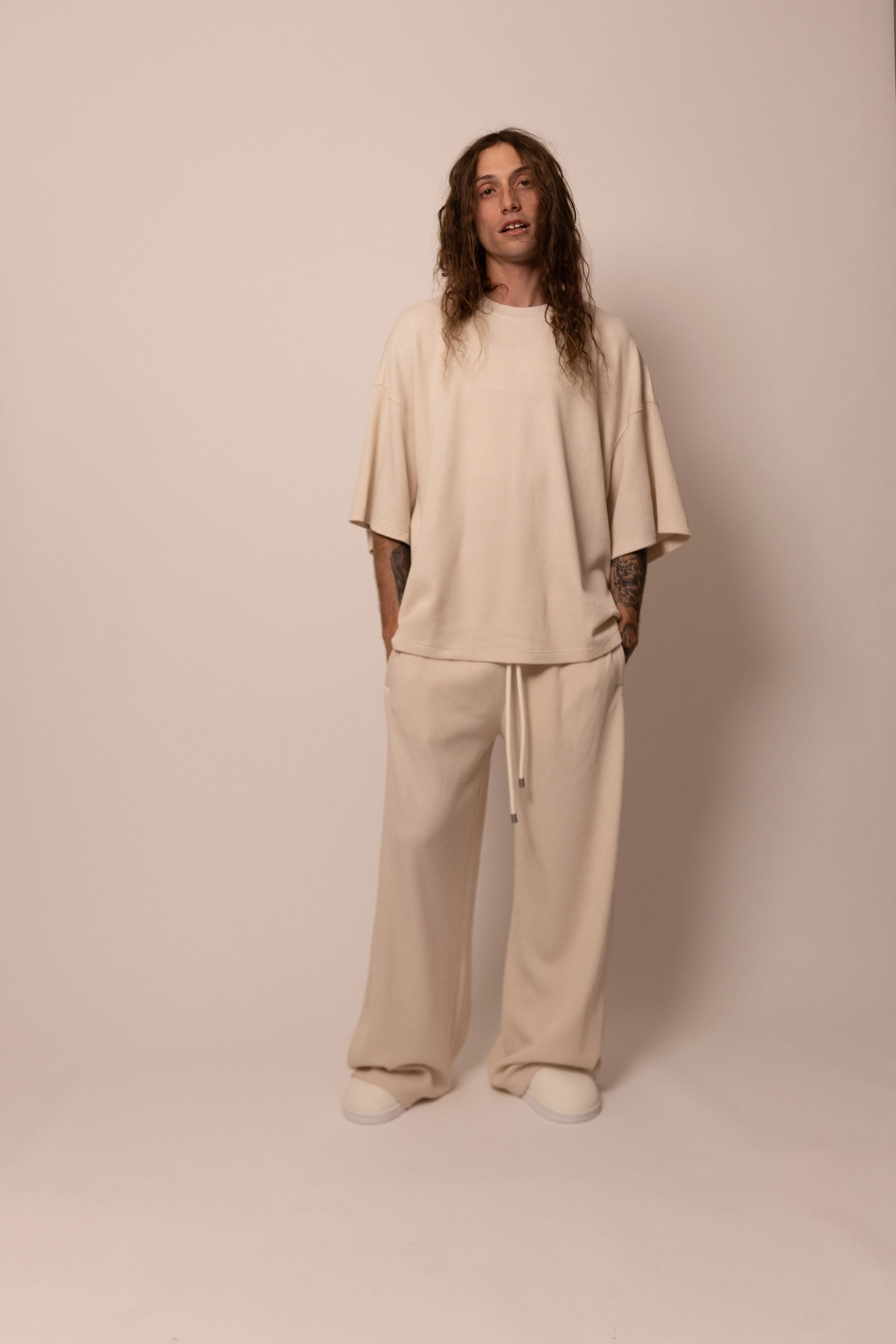 thermal tee - sandstone sold by DREW