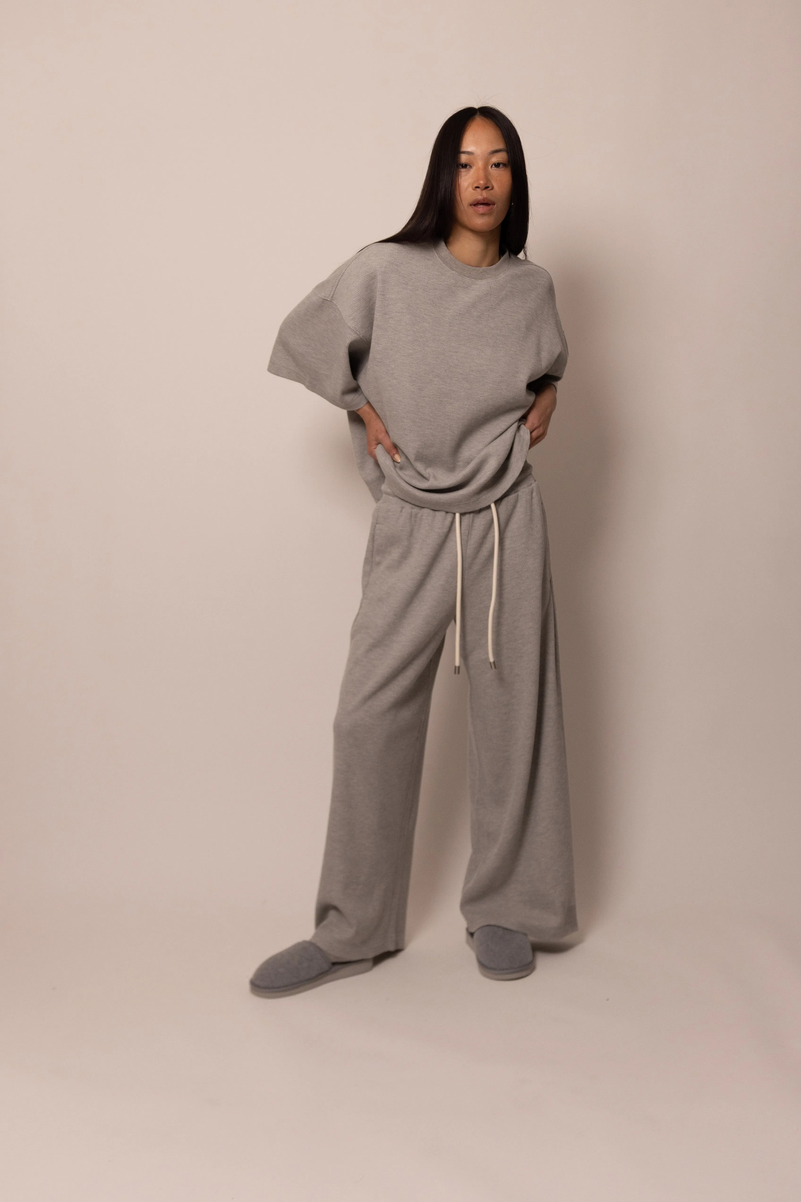 thermal tee - heather grey sold by DREW product image thumbnail 5