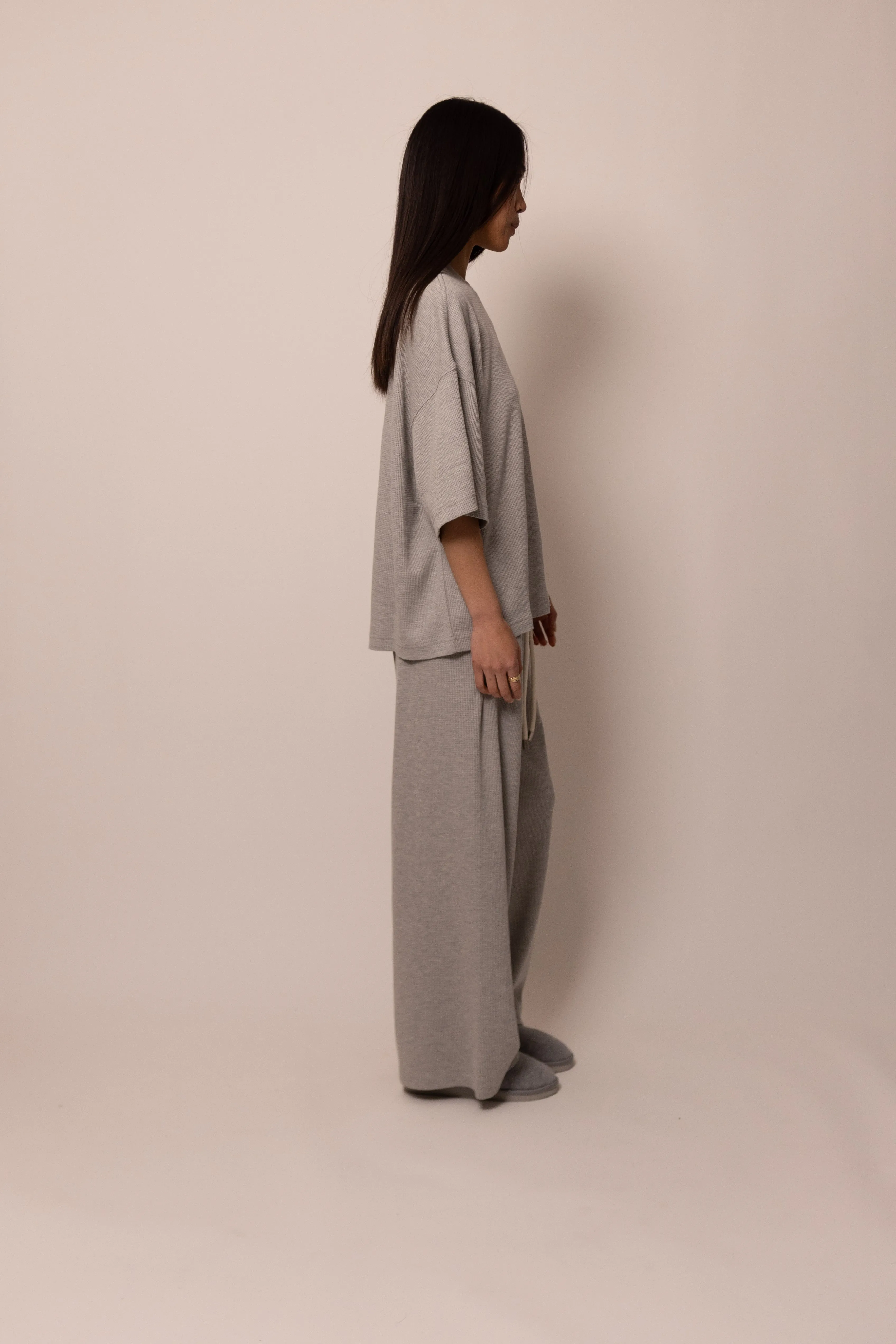 thermal tee - heather grey sold by DREW product image thumbnail 4