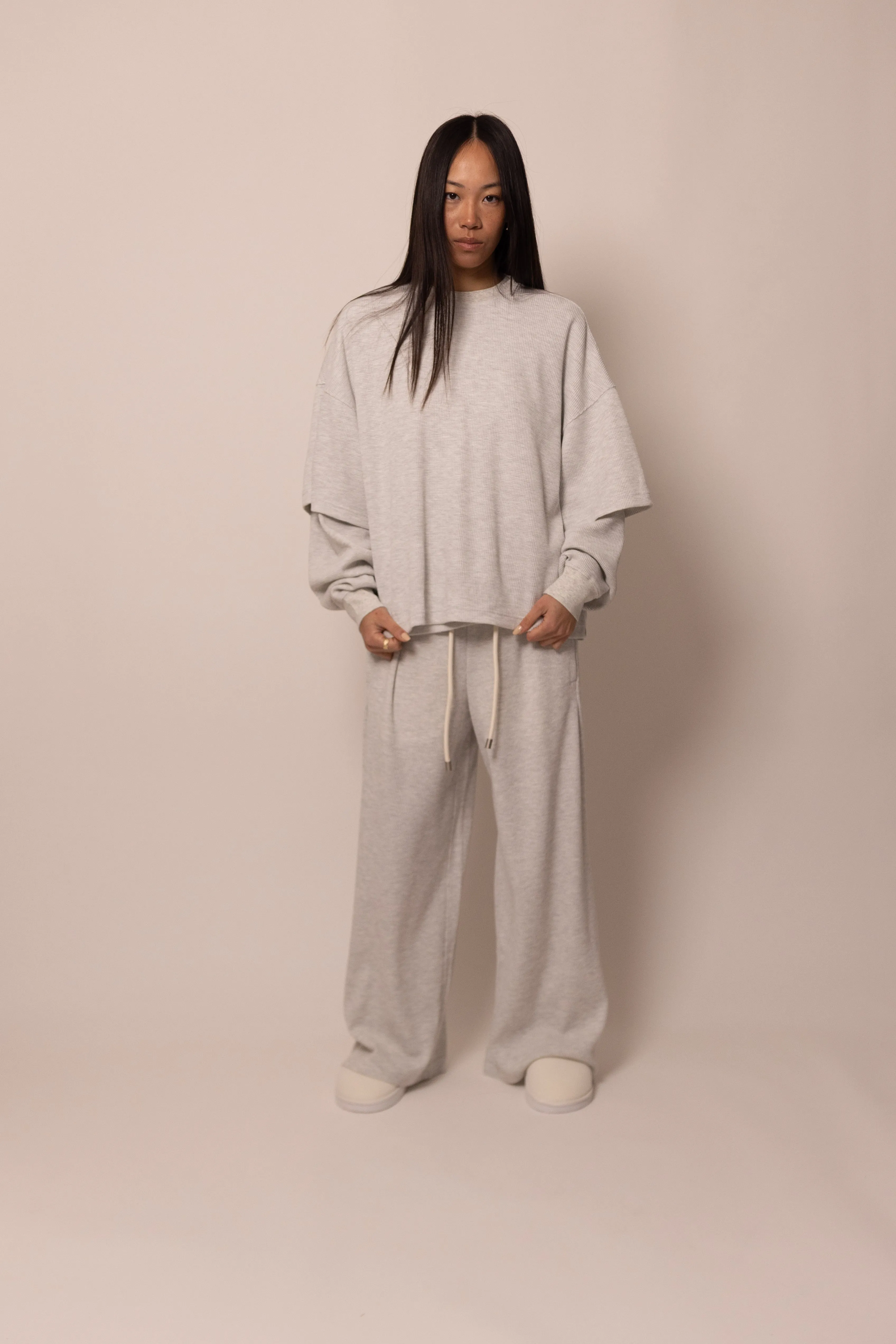 thermal long sleeve - ash sold by DREW product image thumbnail 4