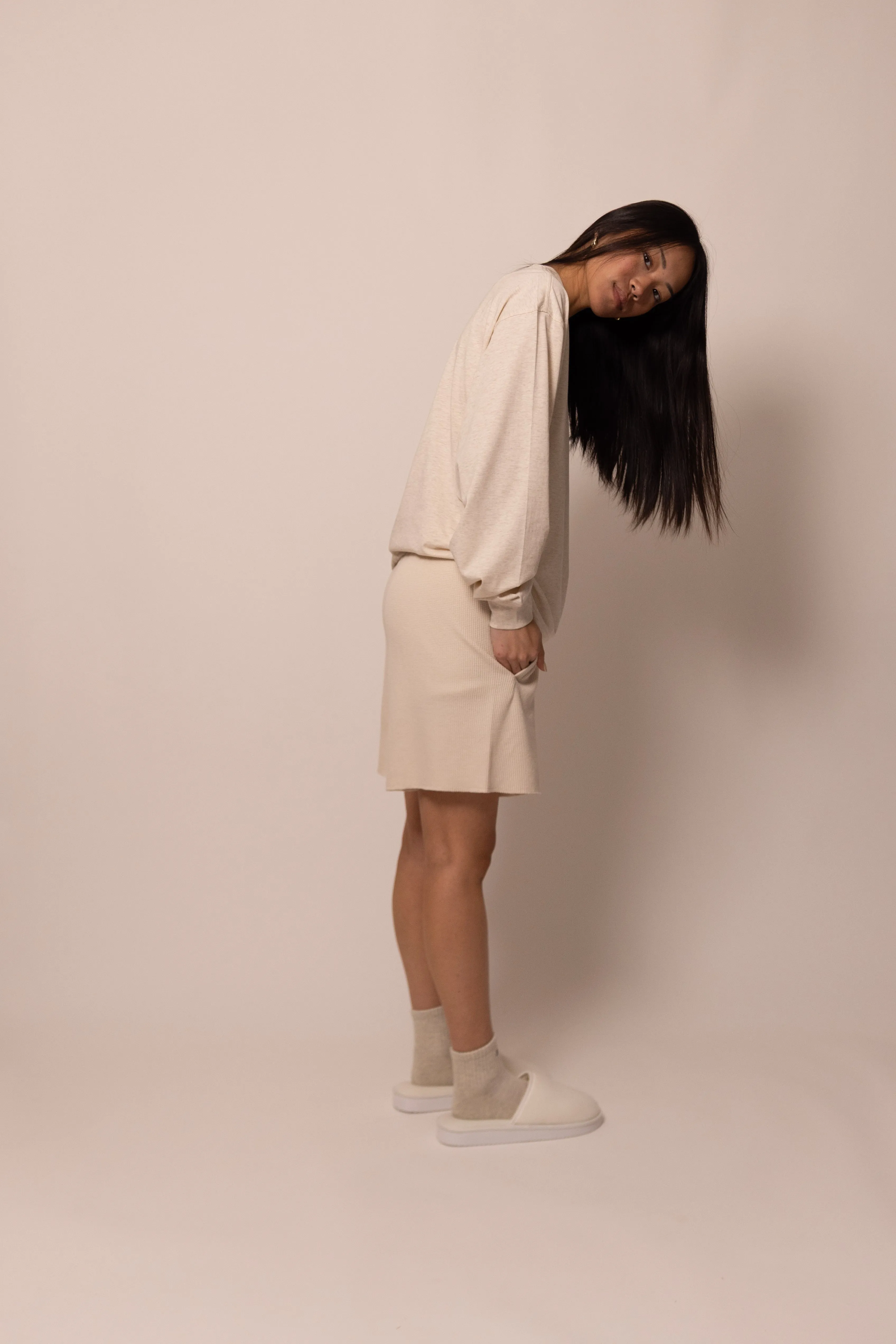thermal sweatshort - sandstone sold by DREW product image thumbnail 5