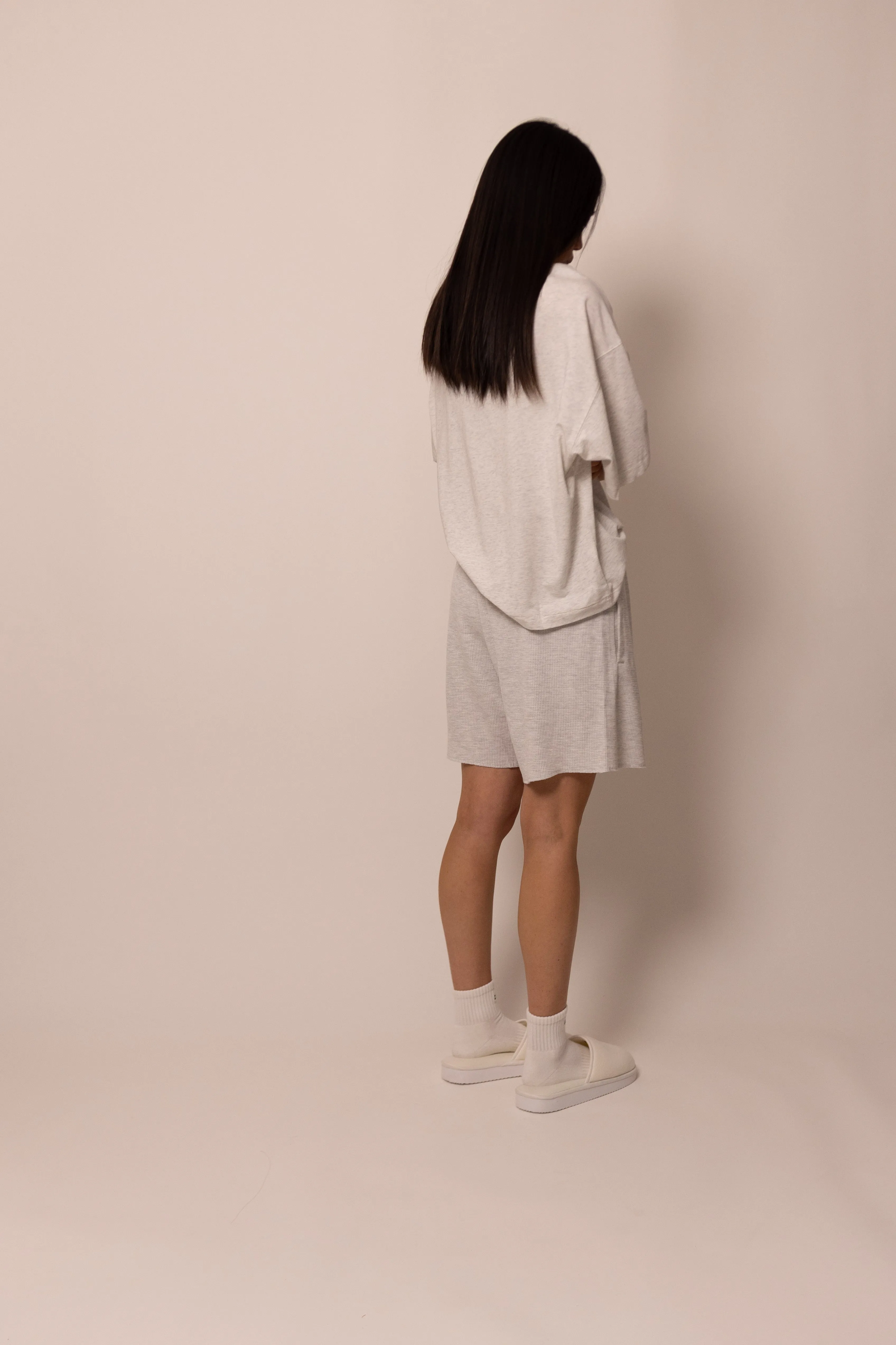 thermal sweatshort - ash sold by DREW product image thumbnail 4