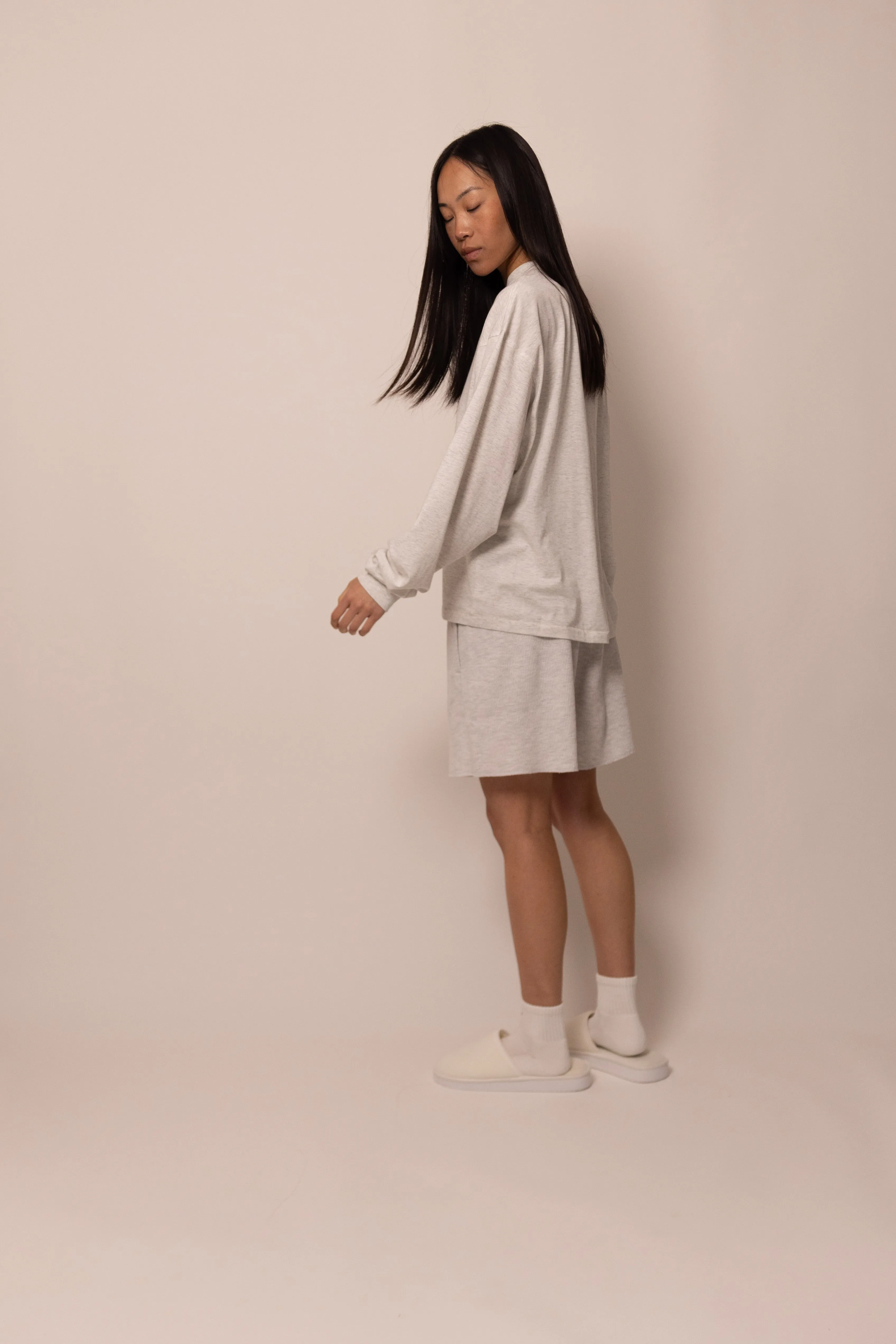 thermal sweatshort - ash sold by DREW product image thumbnail 2