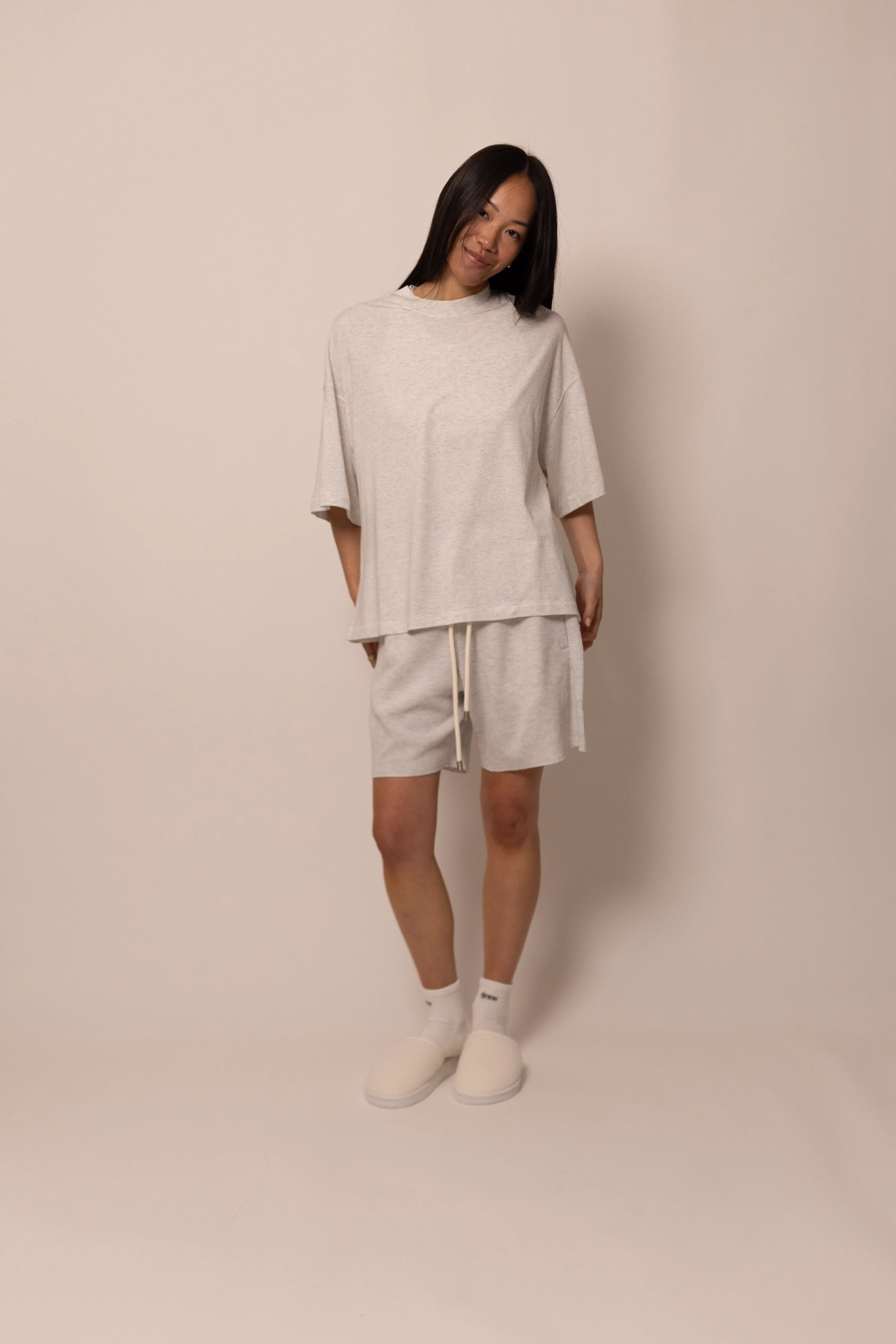 lightweight tee - dove sold by DREW product image thumbnail 5