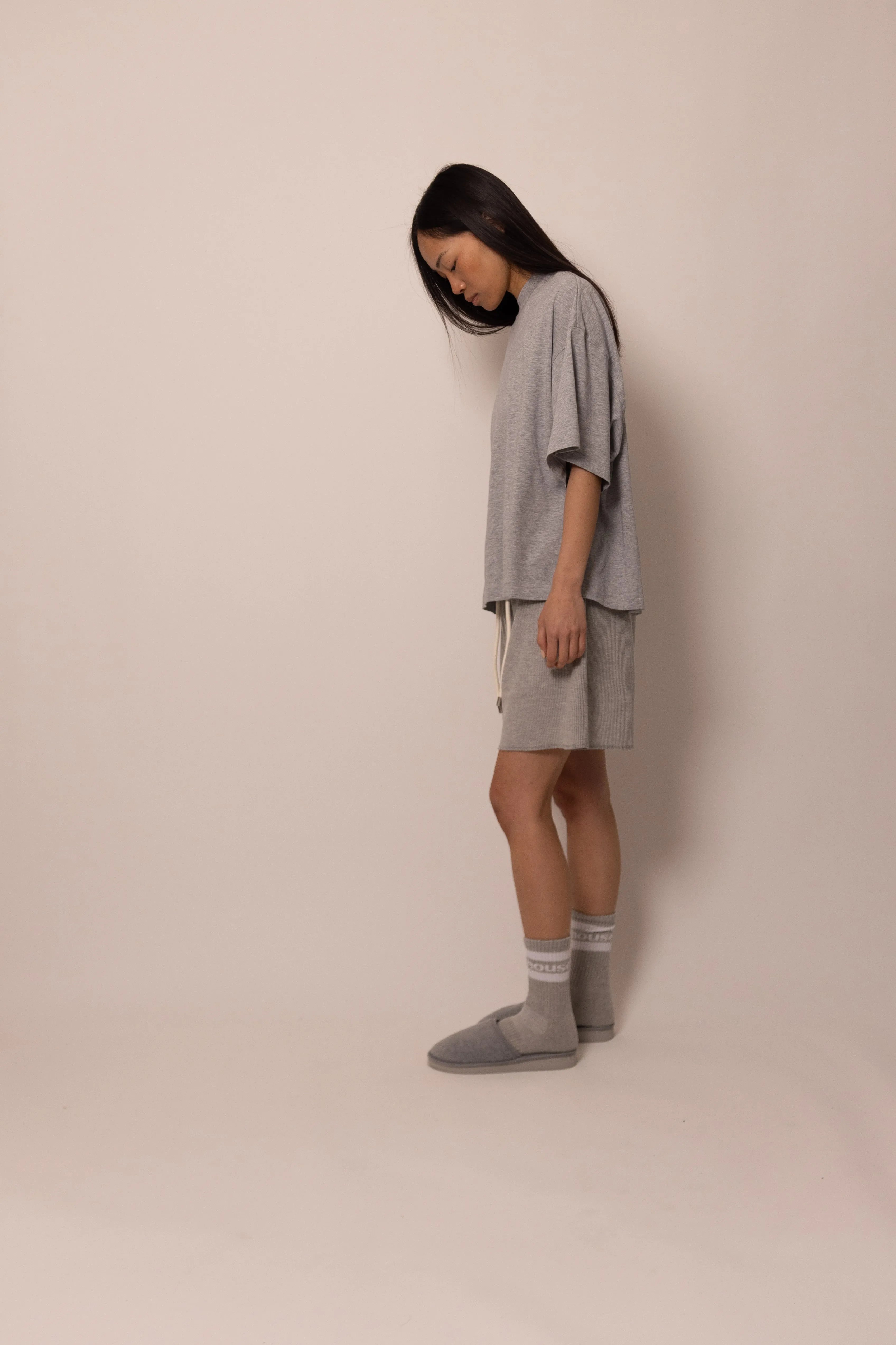 lightweight tee - heather grey sold by DREW product image thumbnail 3