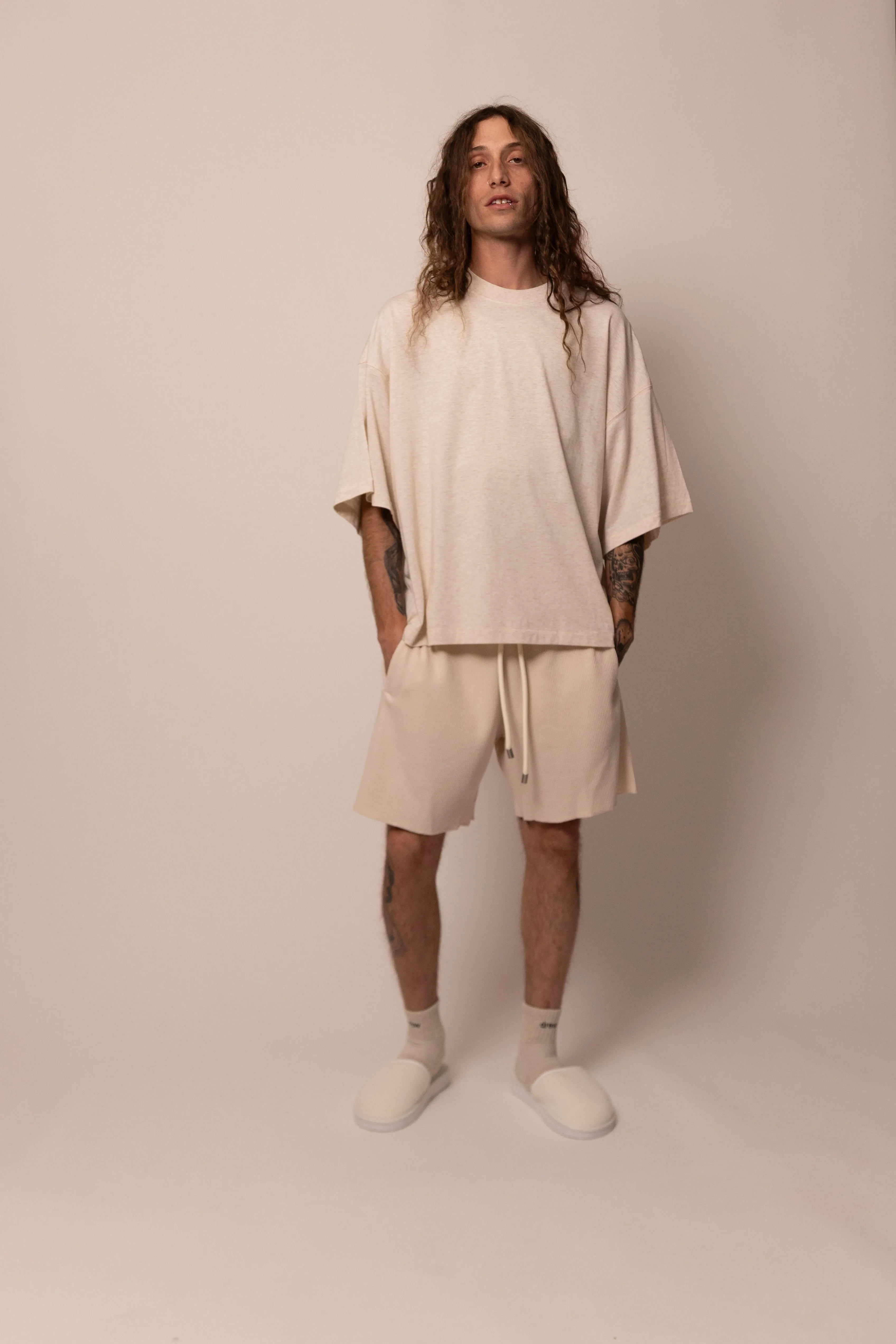lightweight tee - sandstone sold by DREW product image thumbnail 4