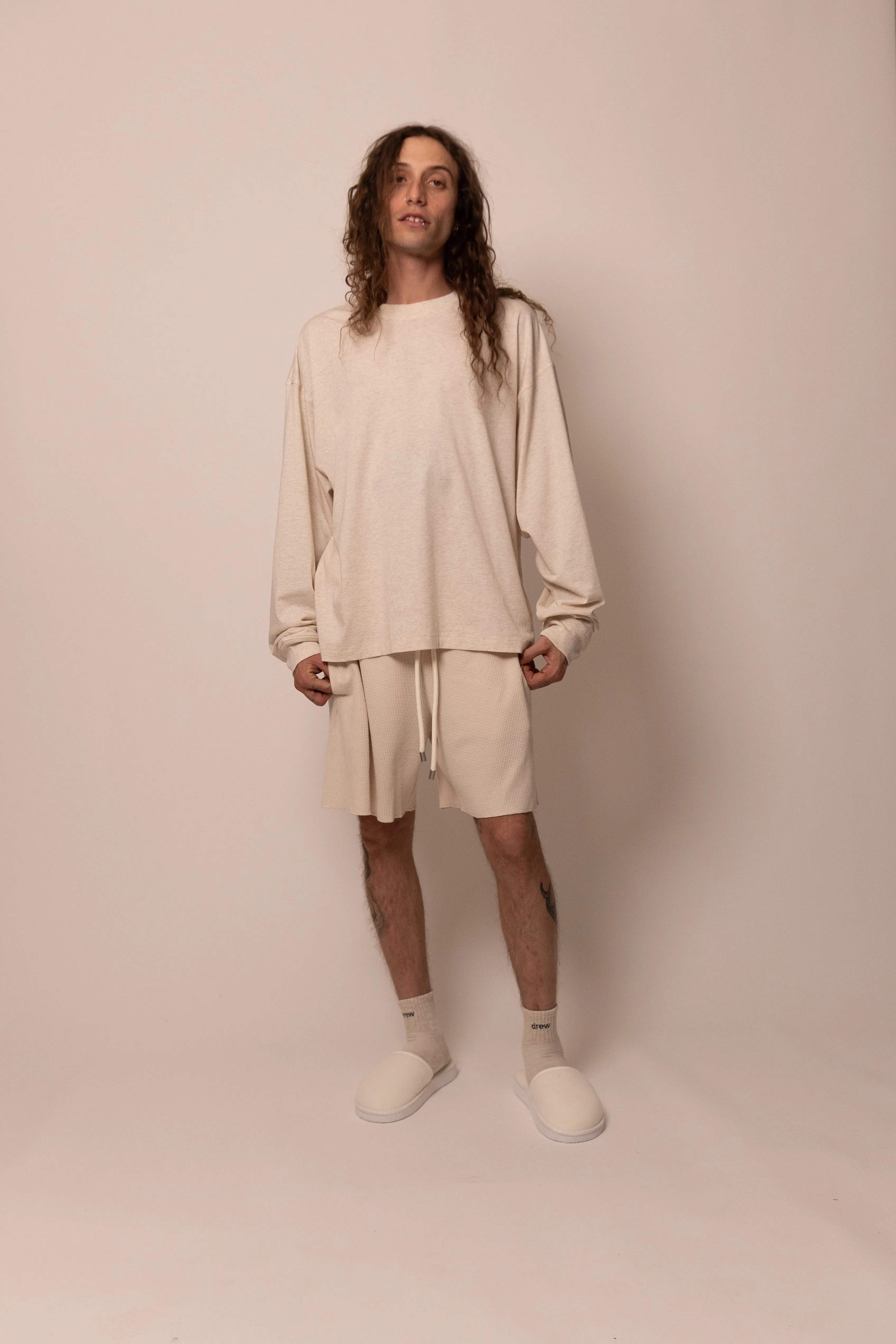 lightweight long sleeve - sandstone sold by DREW product image thumbnail 4