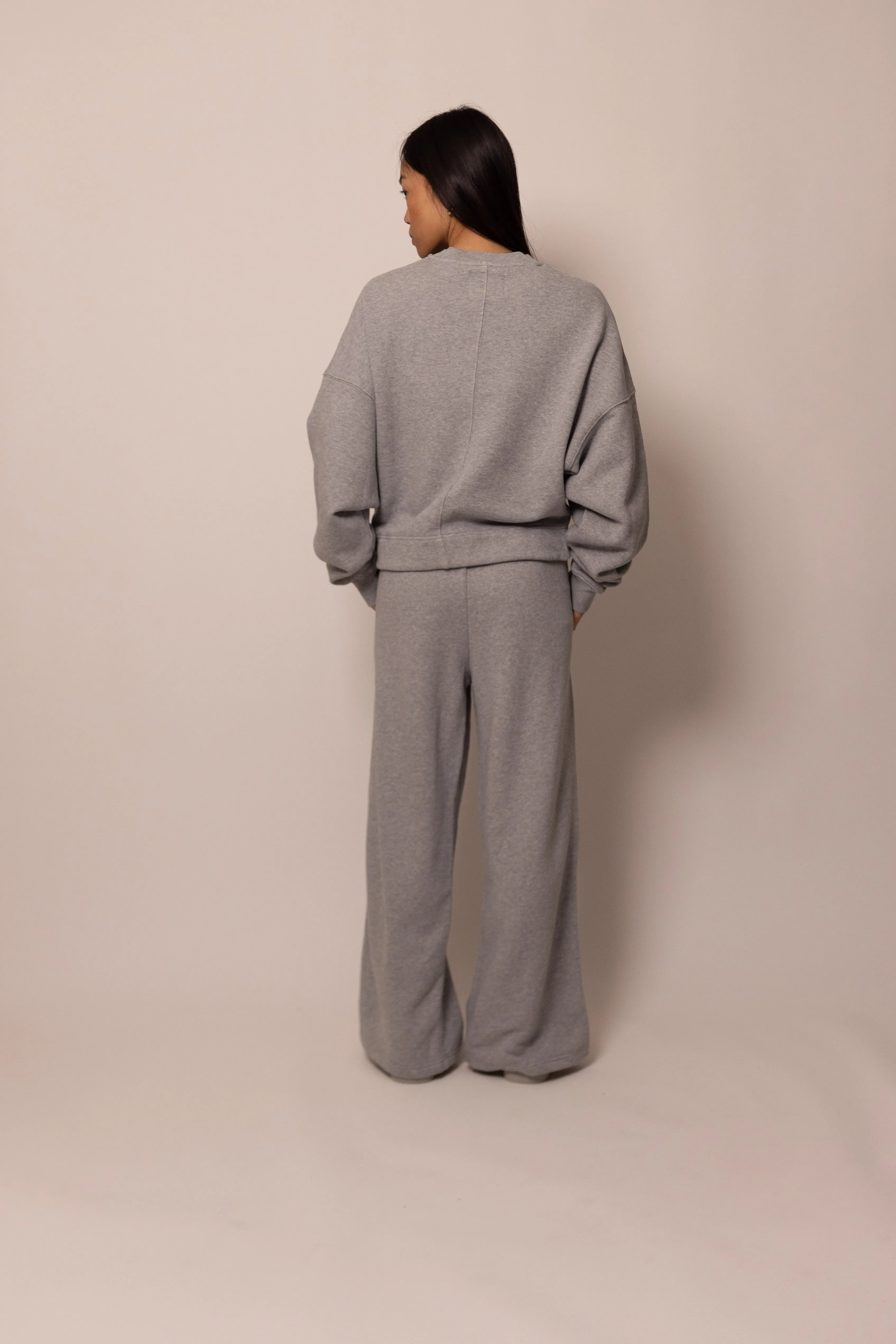 batwing crewneck - heather grey sold by DREW product image thumbnail 5