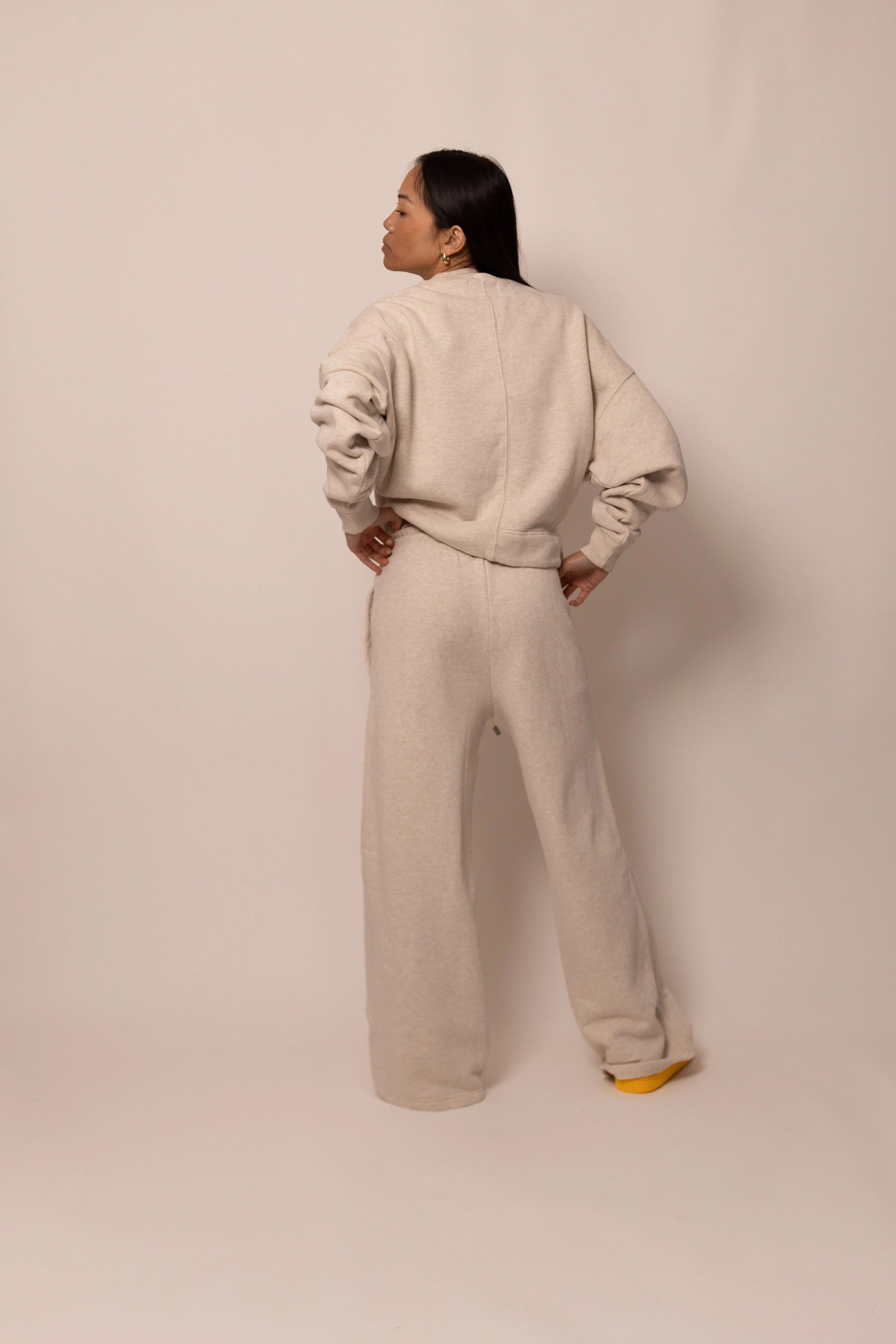 batwing crewneck - sandstone sold by DREW product image thumbnail 3