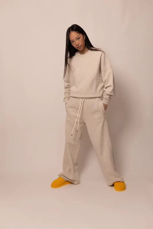 batwing crewneck - sandstone sold by DREW