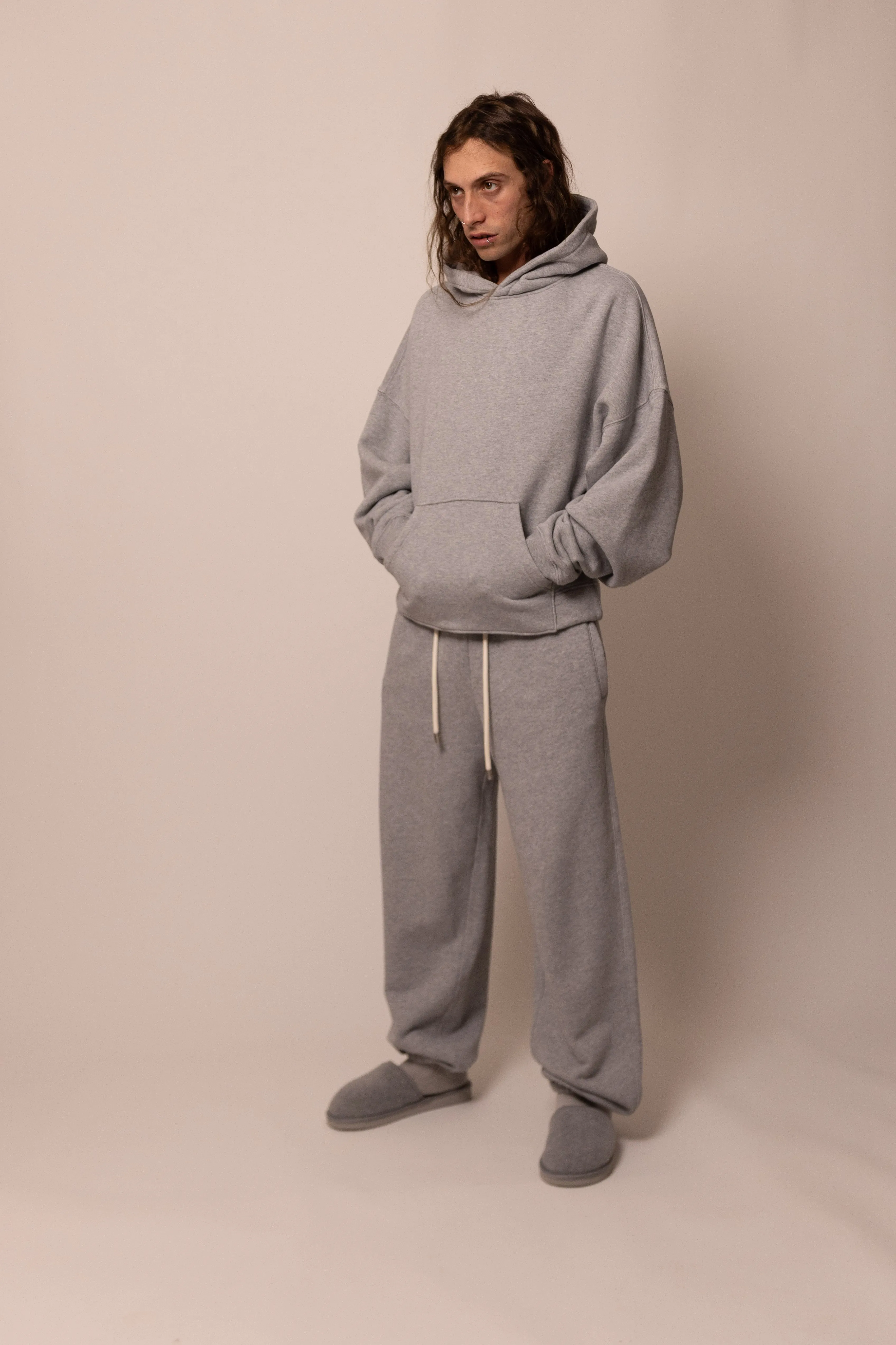 batwing hoodie - heather grey sold by DREW product image thumbnail 3