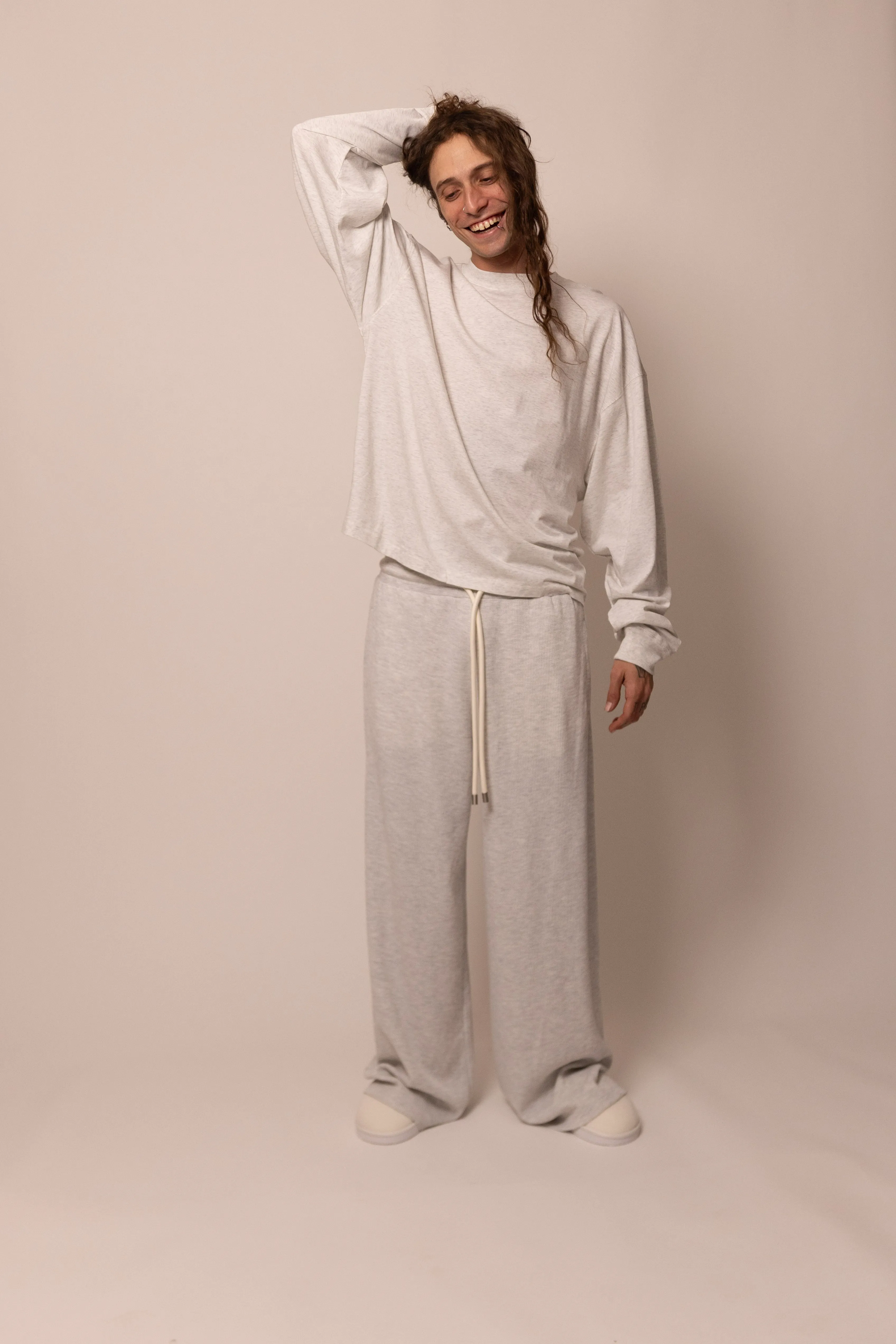 thermal lounge pant - ash sold by DREW product image thumbnail 5
