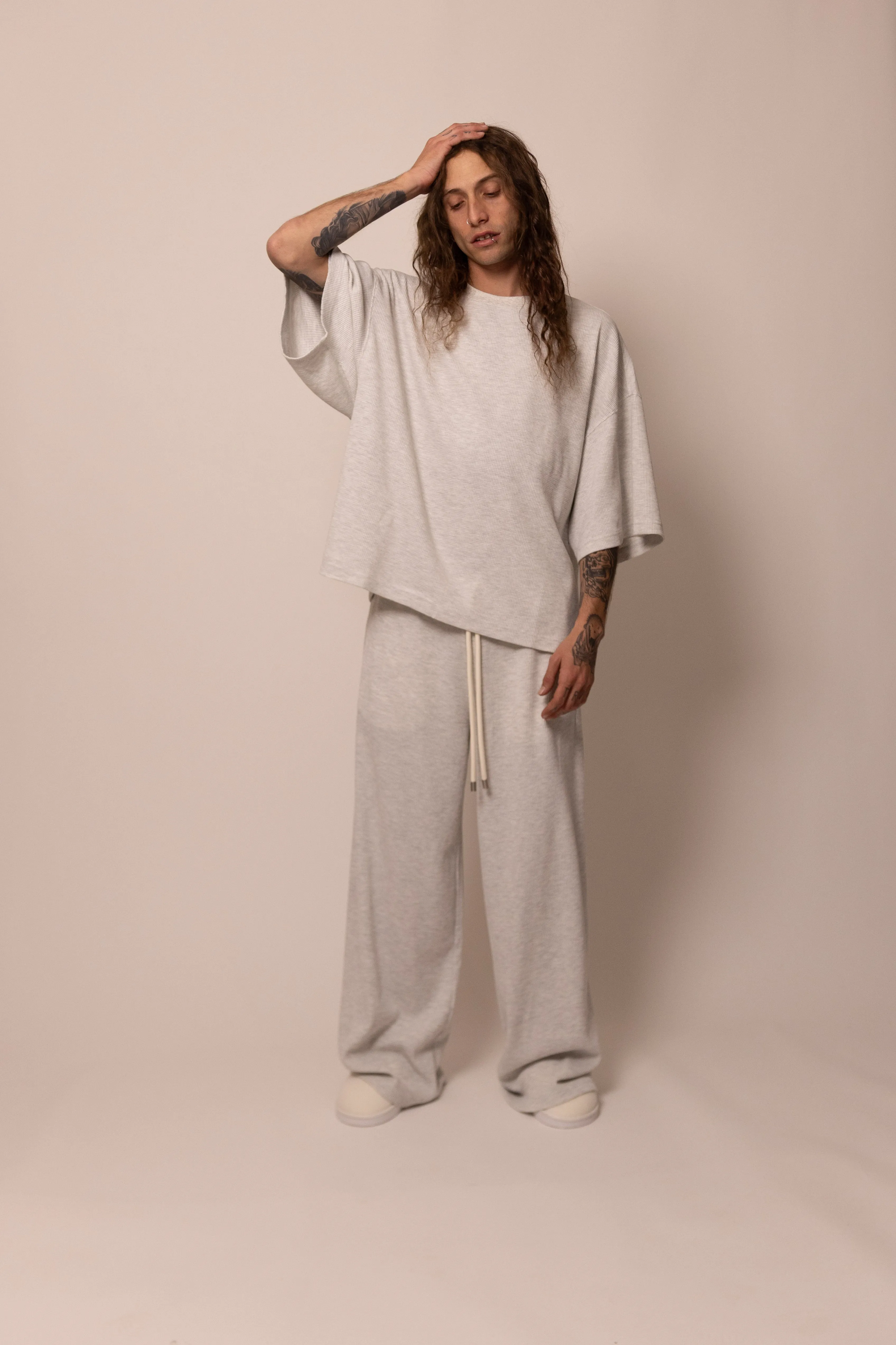 thermal lounge pant - ash sold by DREW product image thumbnail 3